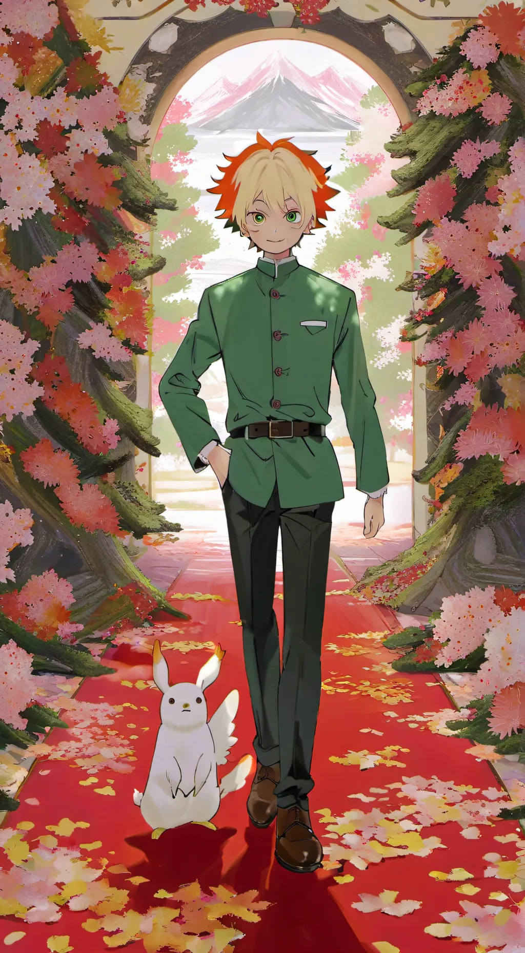 ai character: shoto and bakugo background