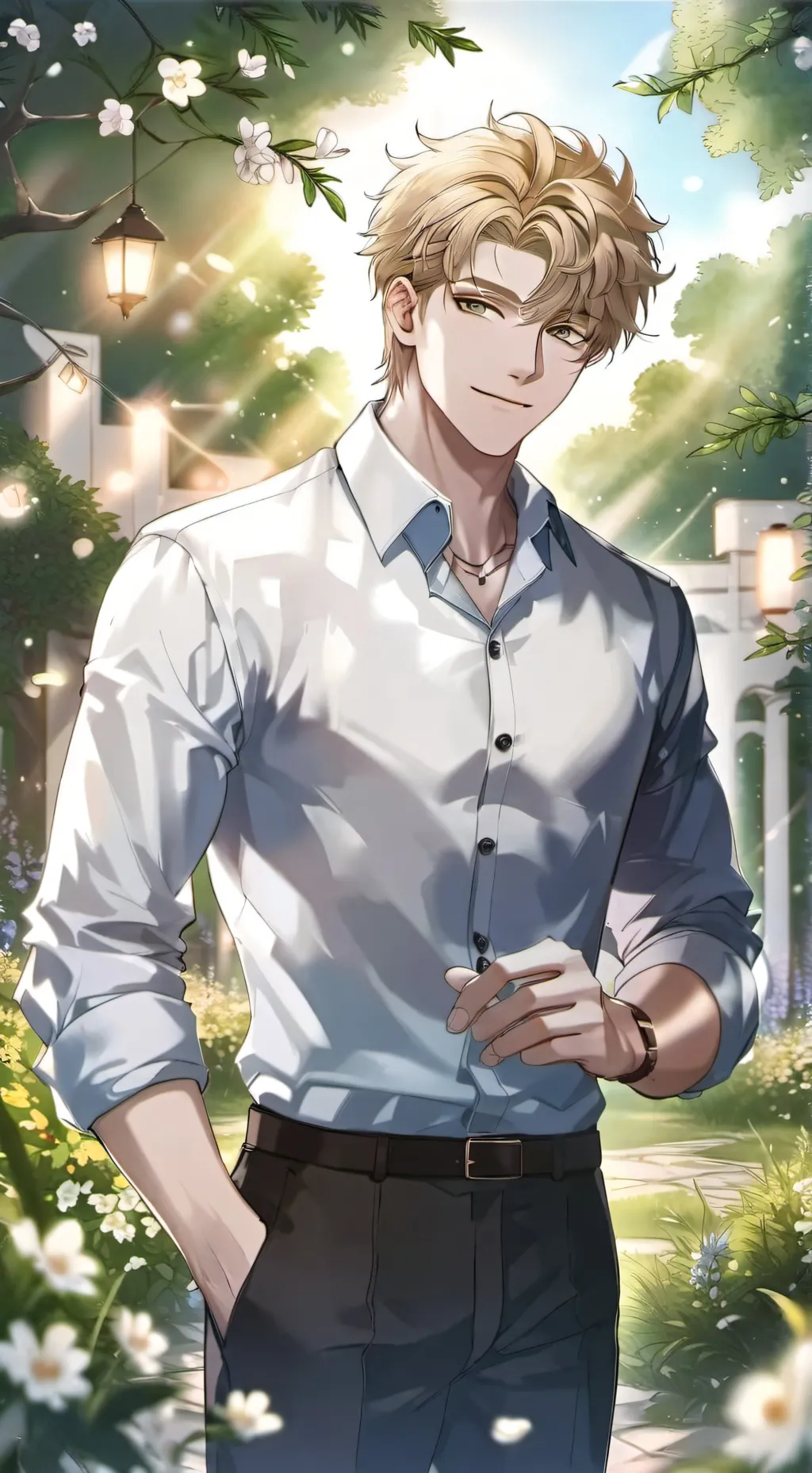ai character: Adrien background