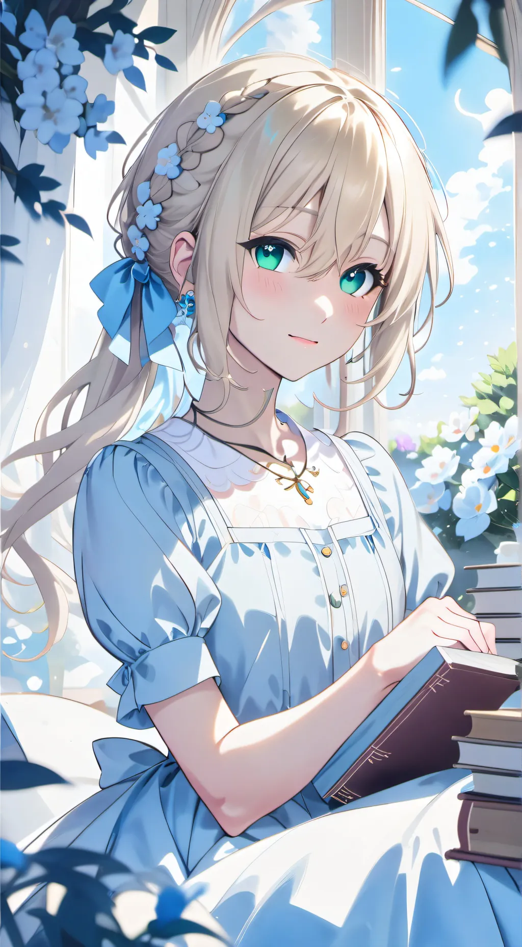 ai character: Lily background