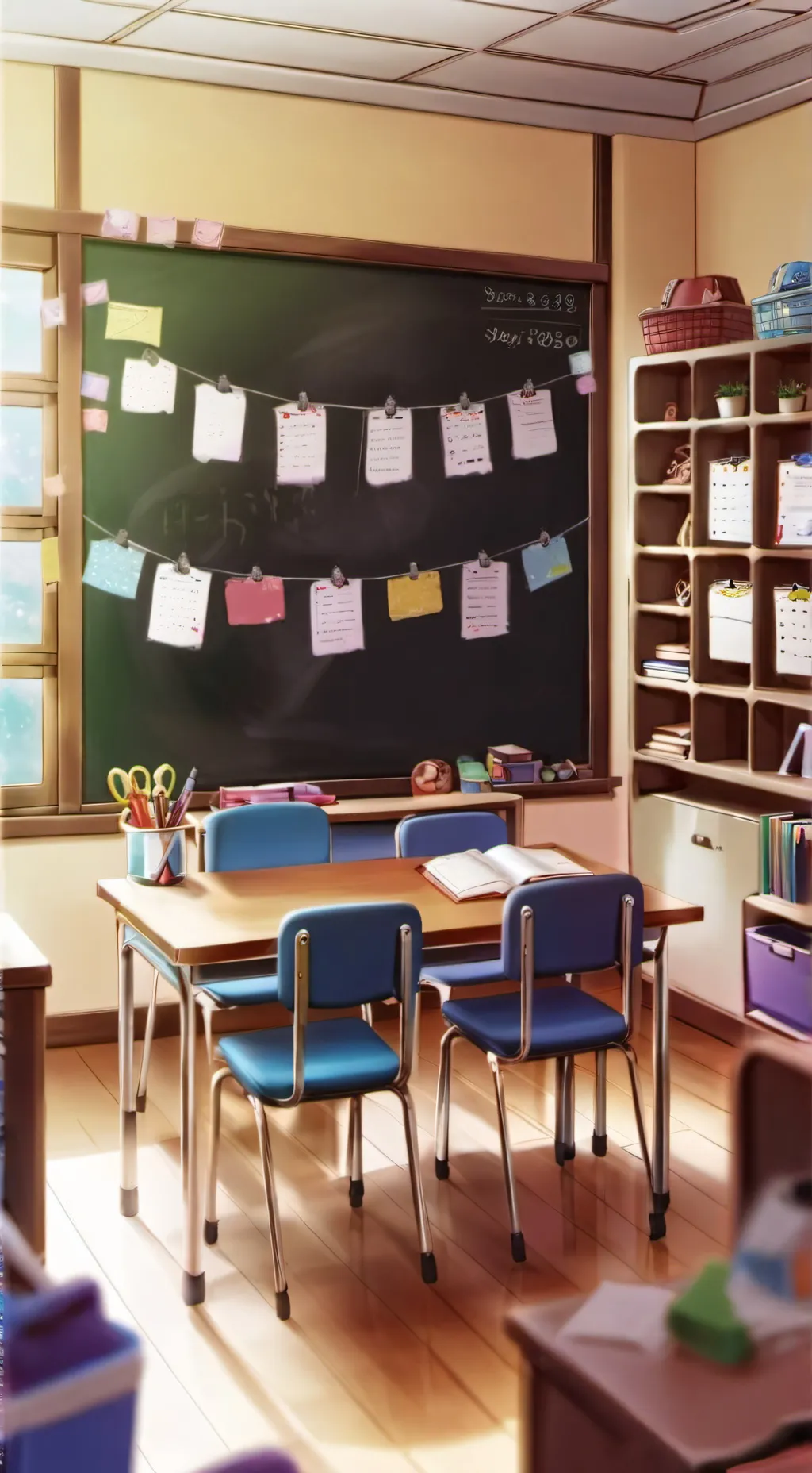ai character: Dw school background