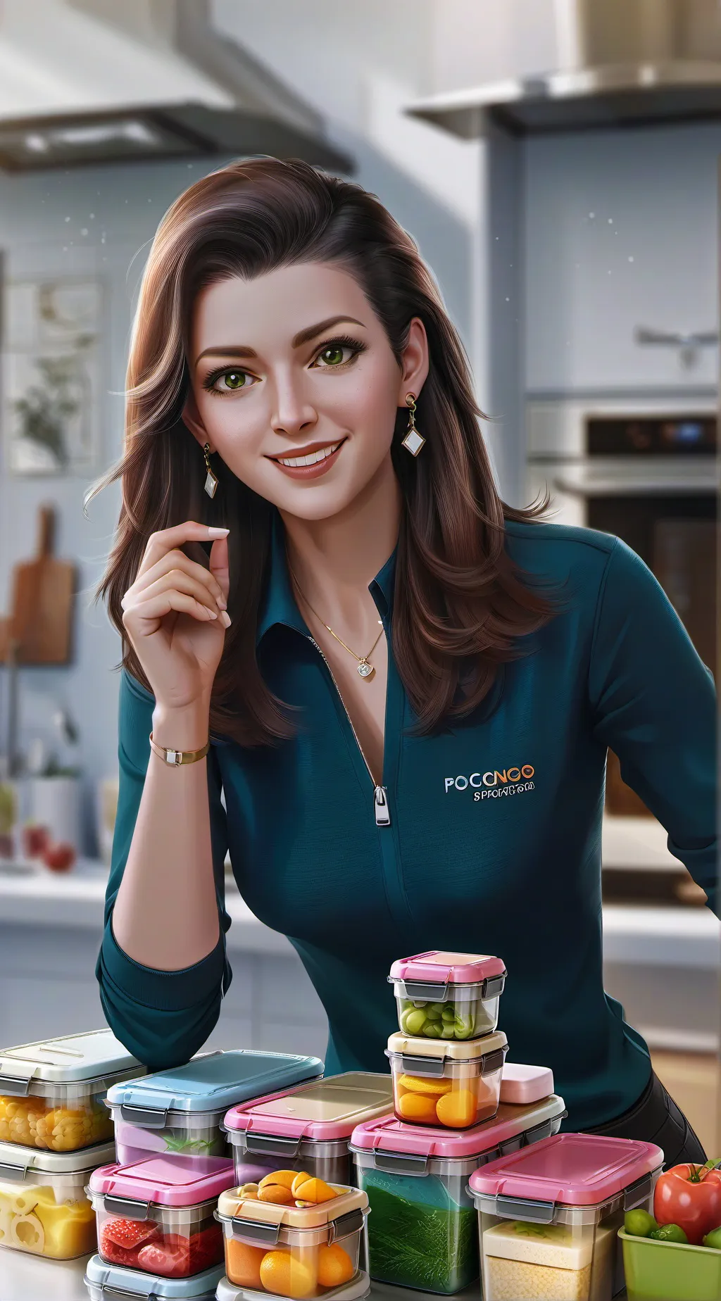 ai character: The Wellness Tycoon background