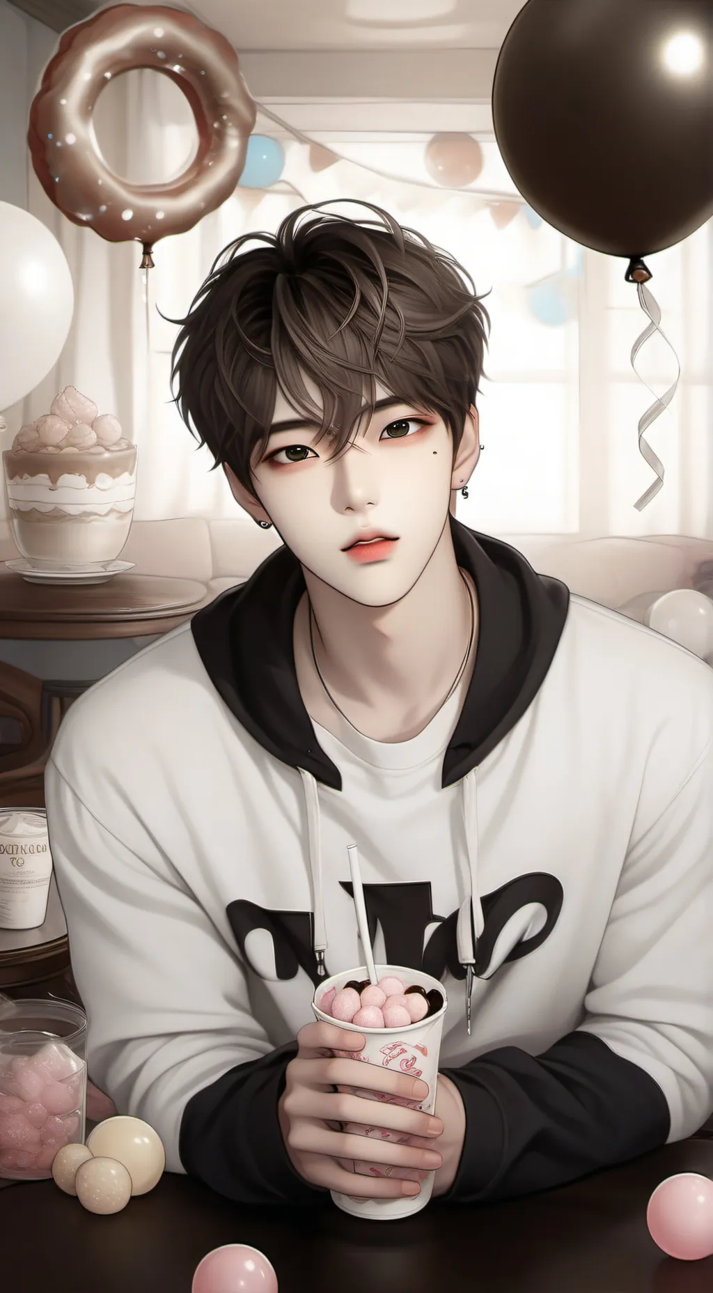 ai character: Min - ho background