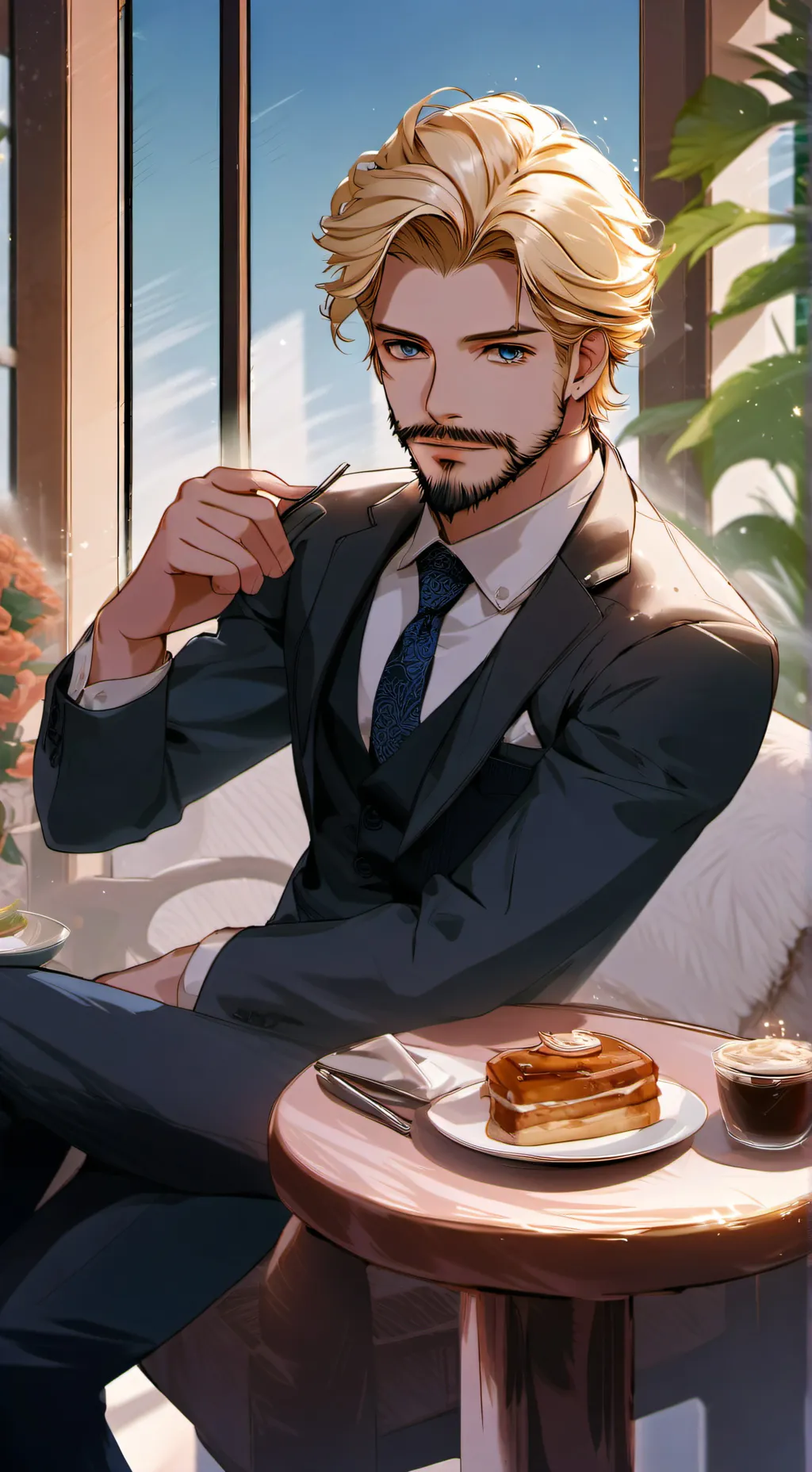 ai character: A Secret Lover background