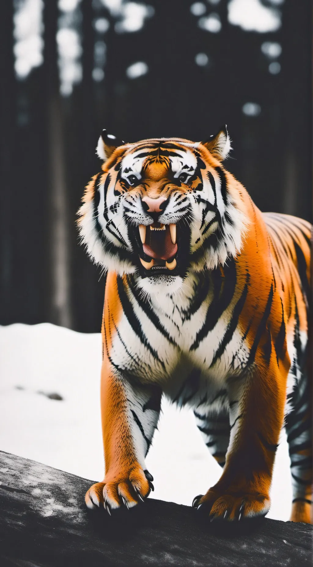 ai character: Tiger claw  background