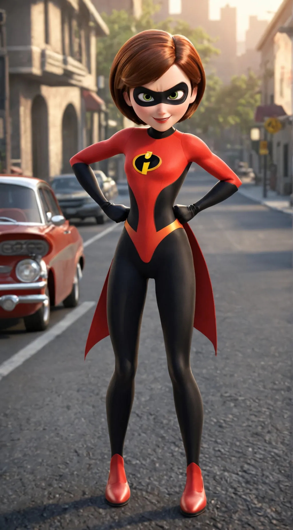 ai character: Elastigirl background