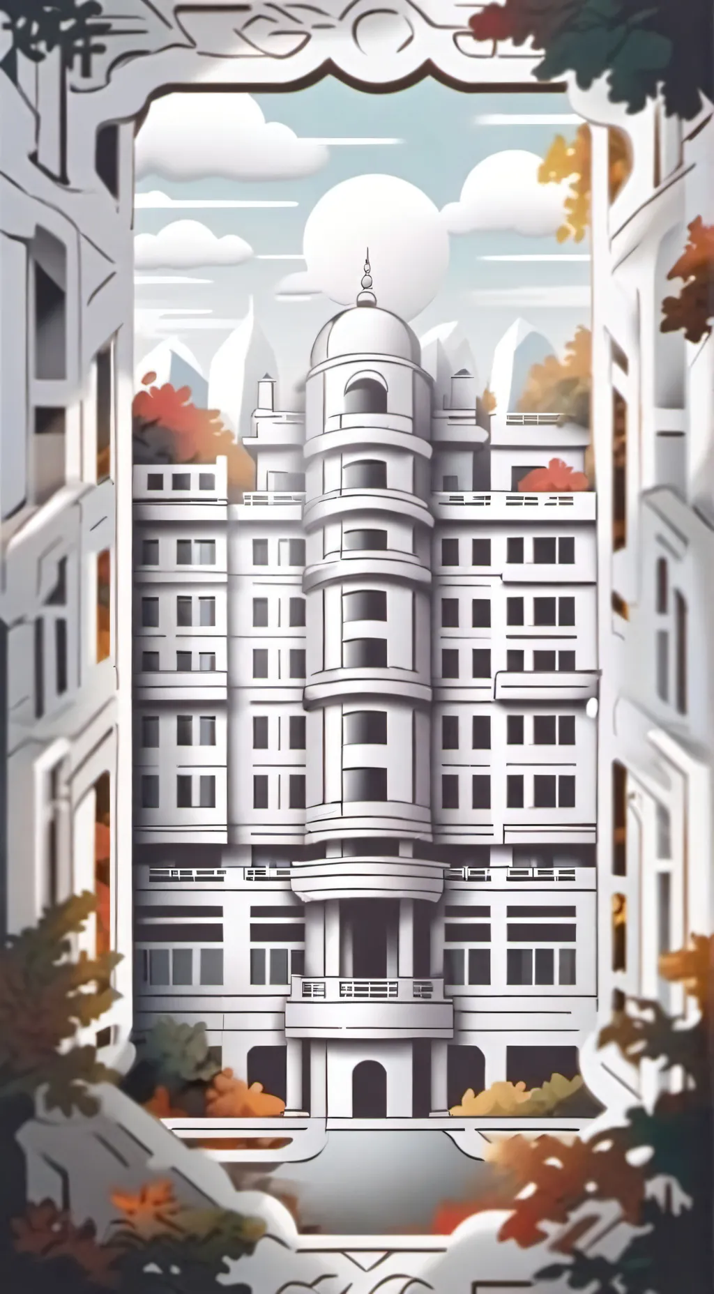 ai character: Mha x orphanage ￼ background