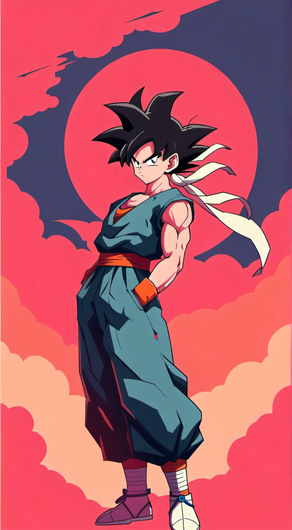 ai character: goku background