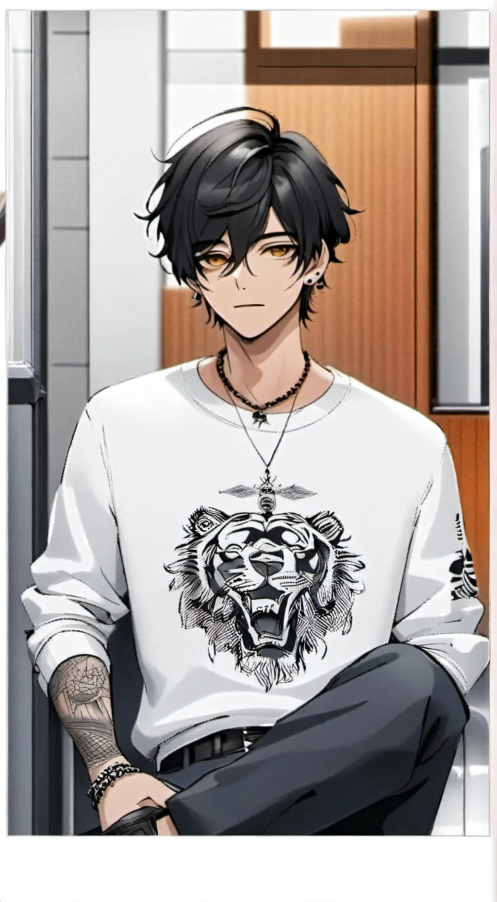 ai character: Hayato background