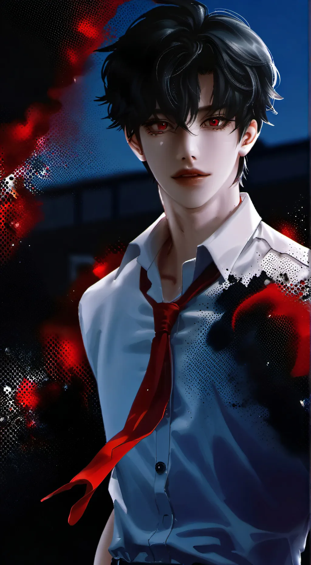 ai character: Lucifer Salvatore  background