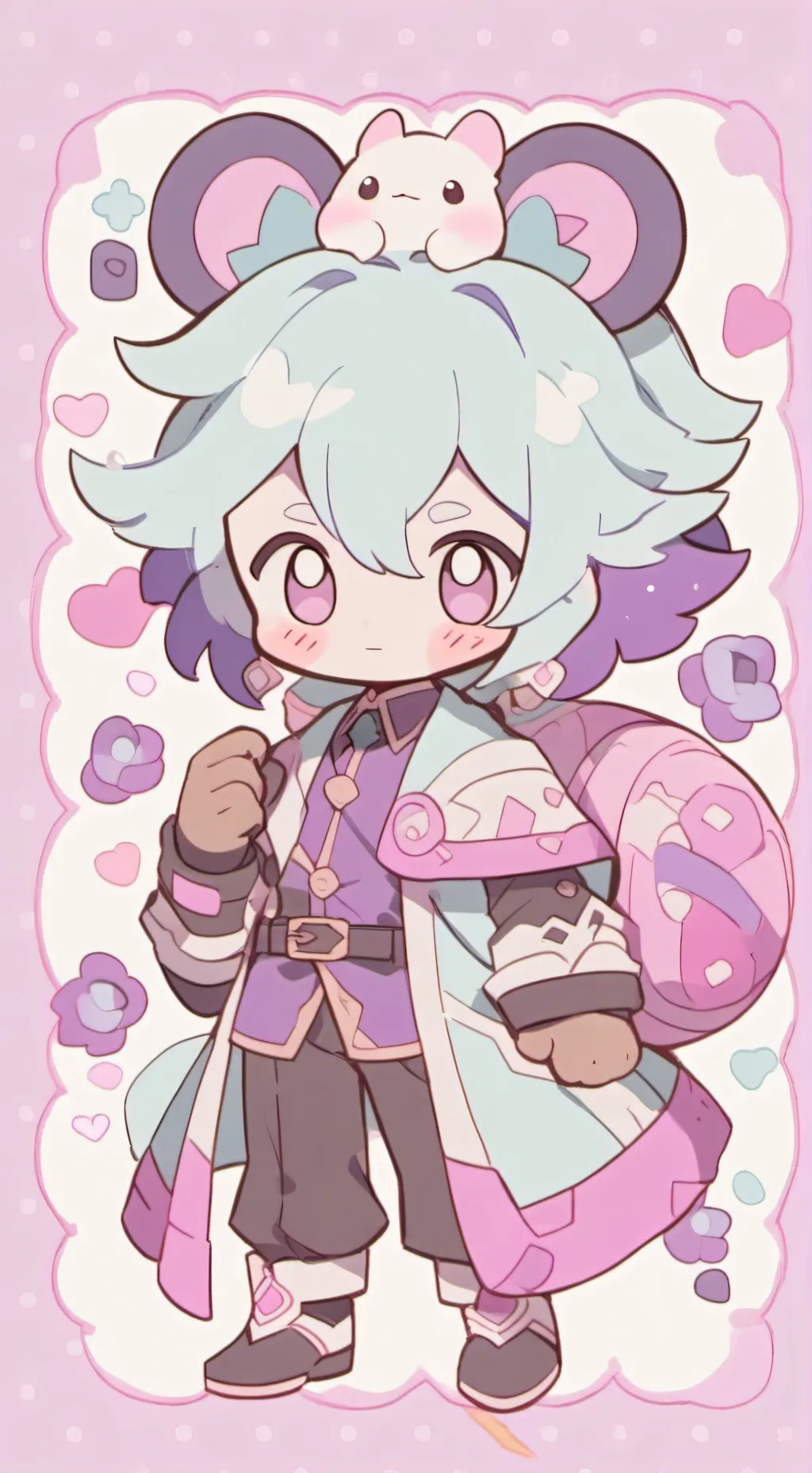 ai character: Octivian and frien background