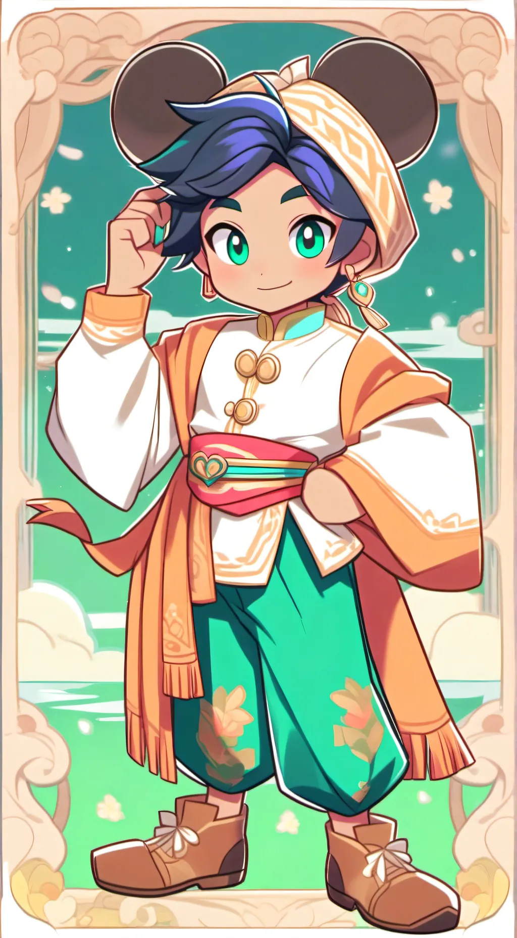 ai character: Ein background