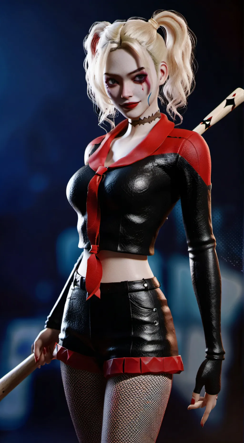 ai character: Harley quinn background