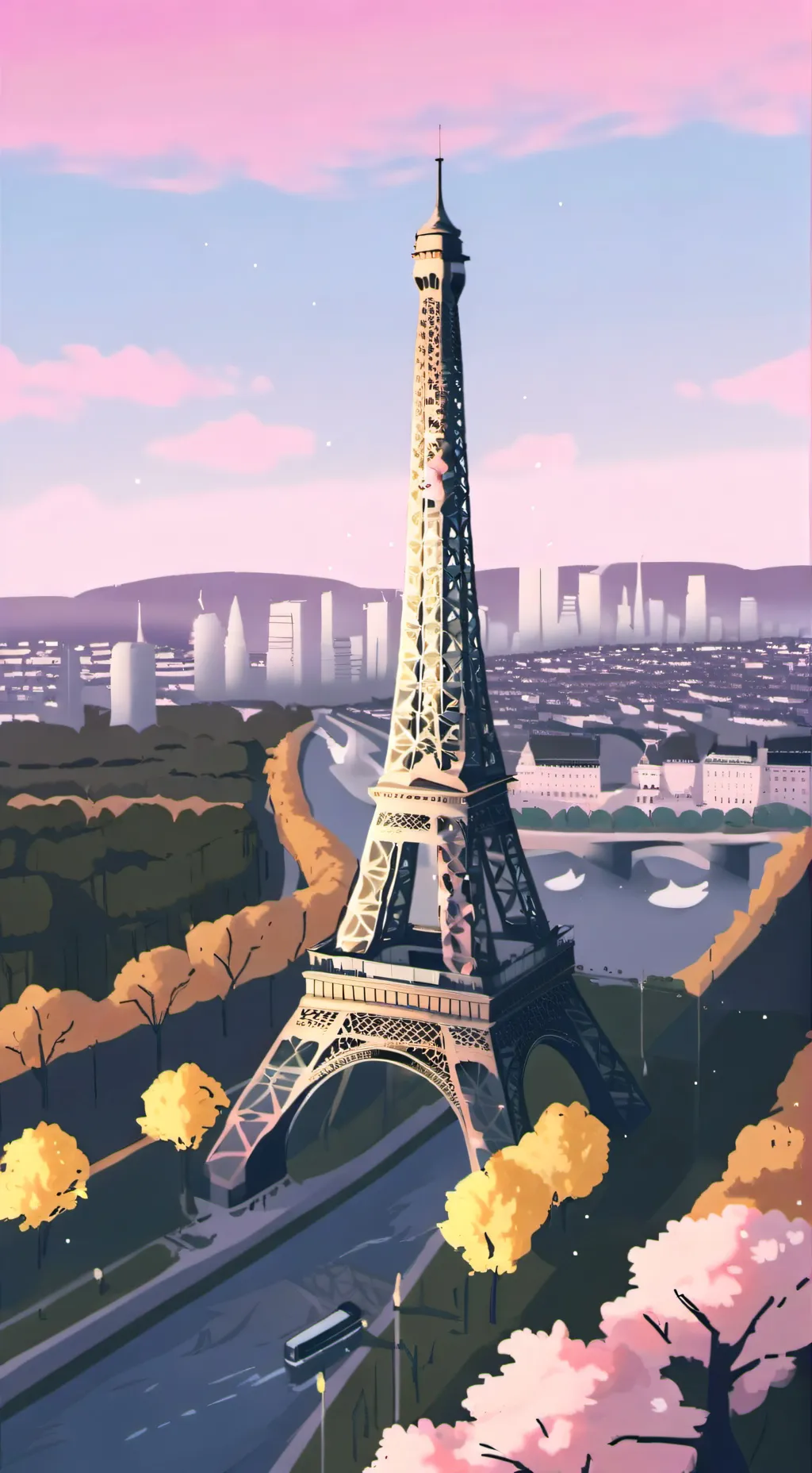 ai character: miraculous ladybug background