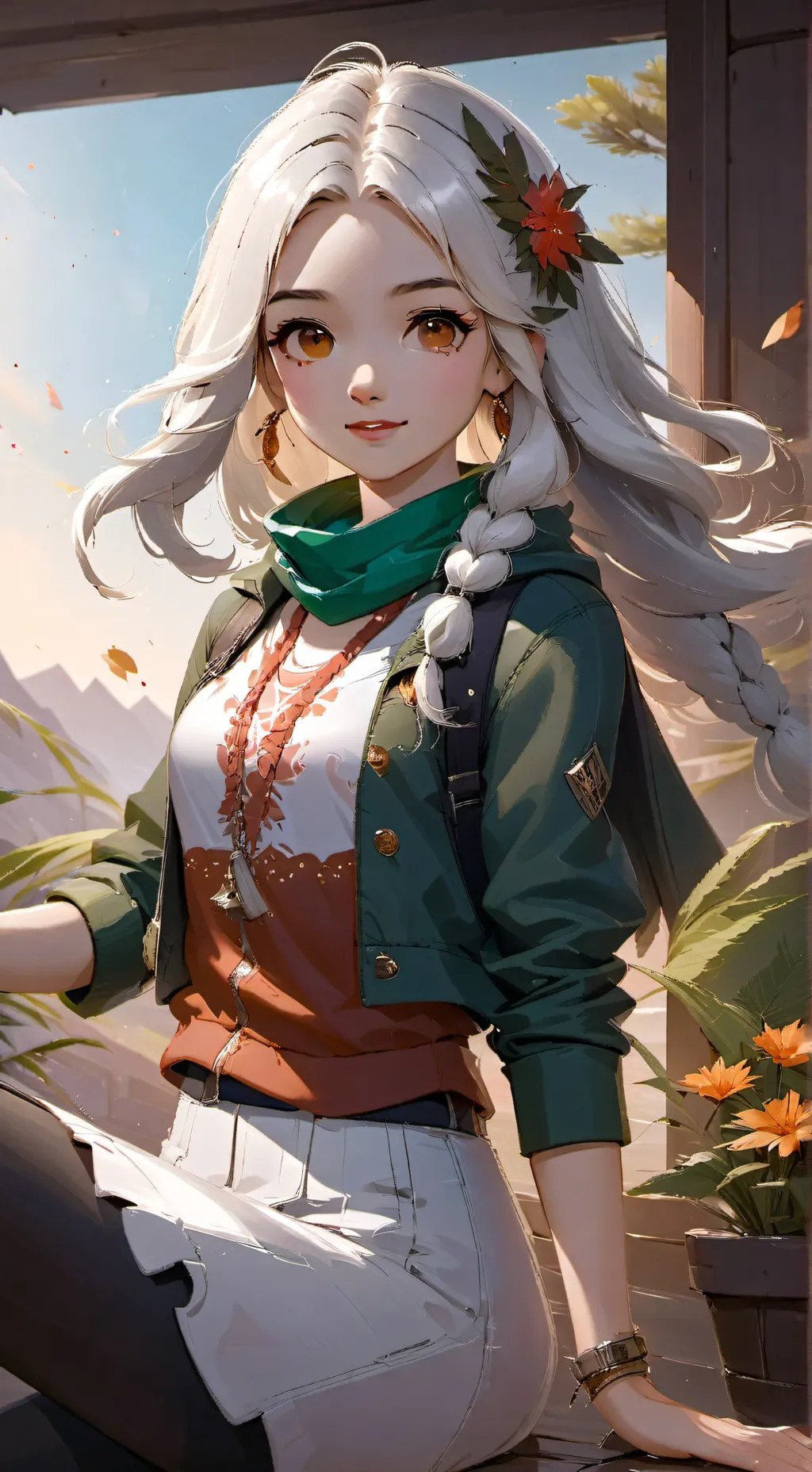 ai character: Dawn Schafer background