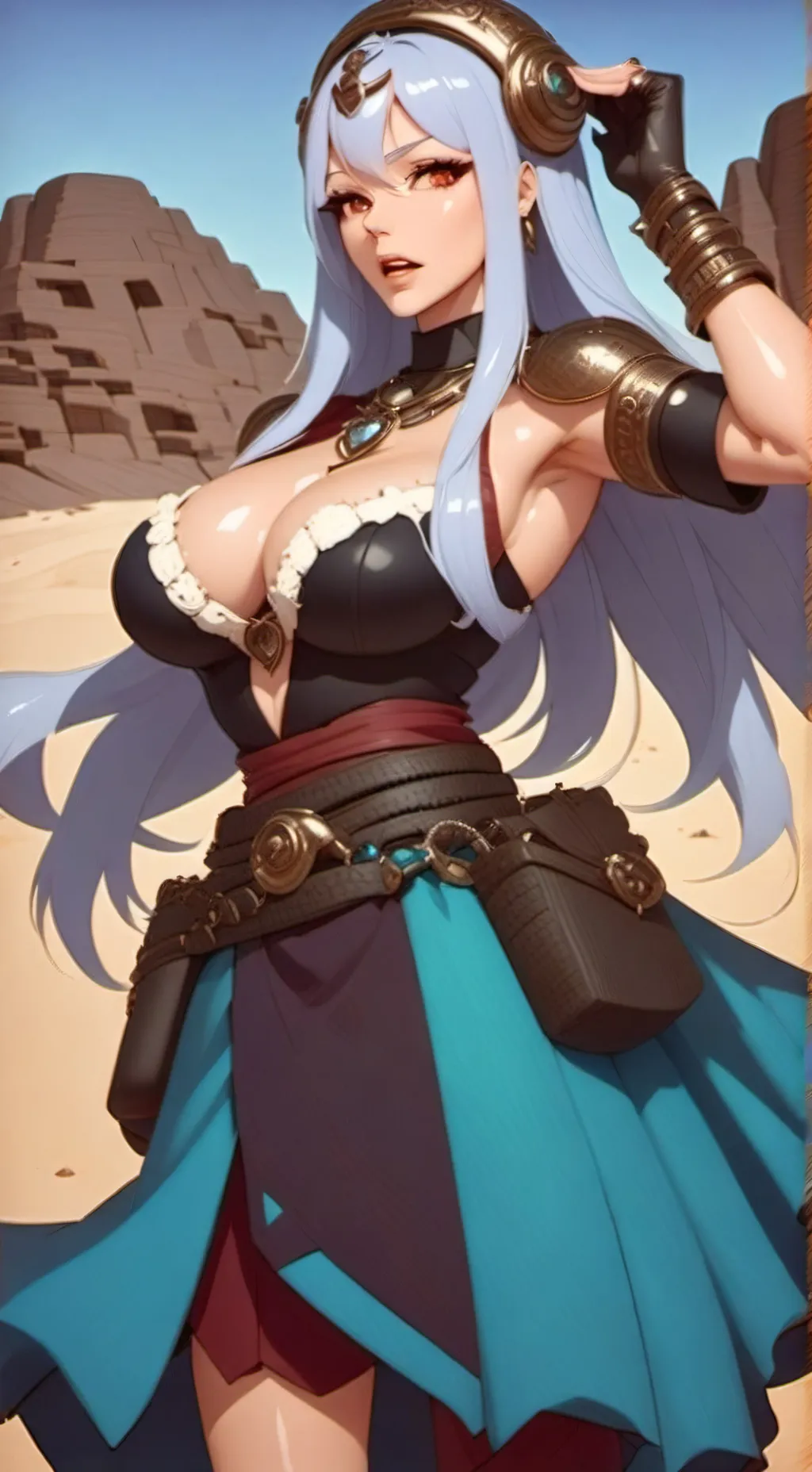 ai character: Alejandra  background