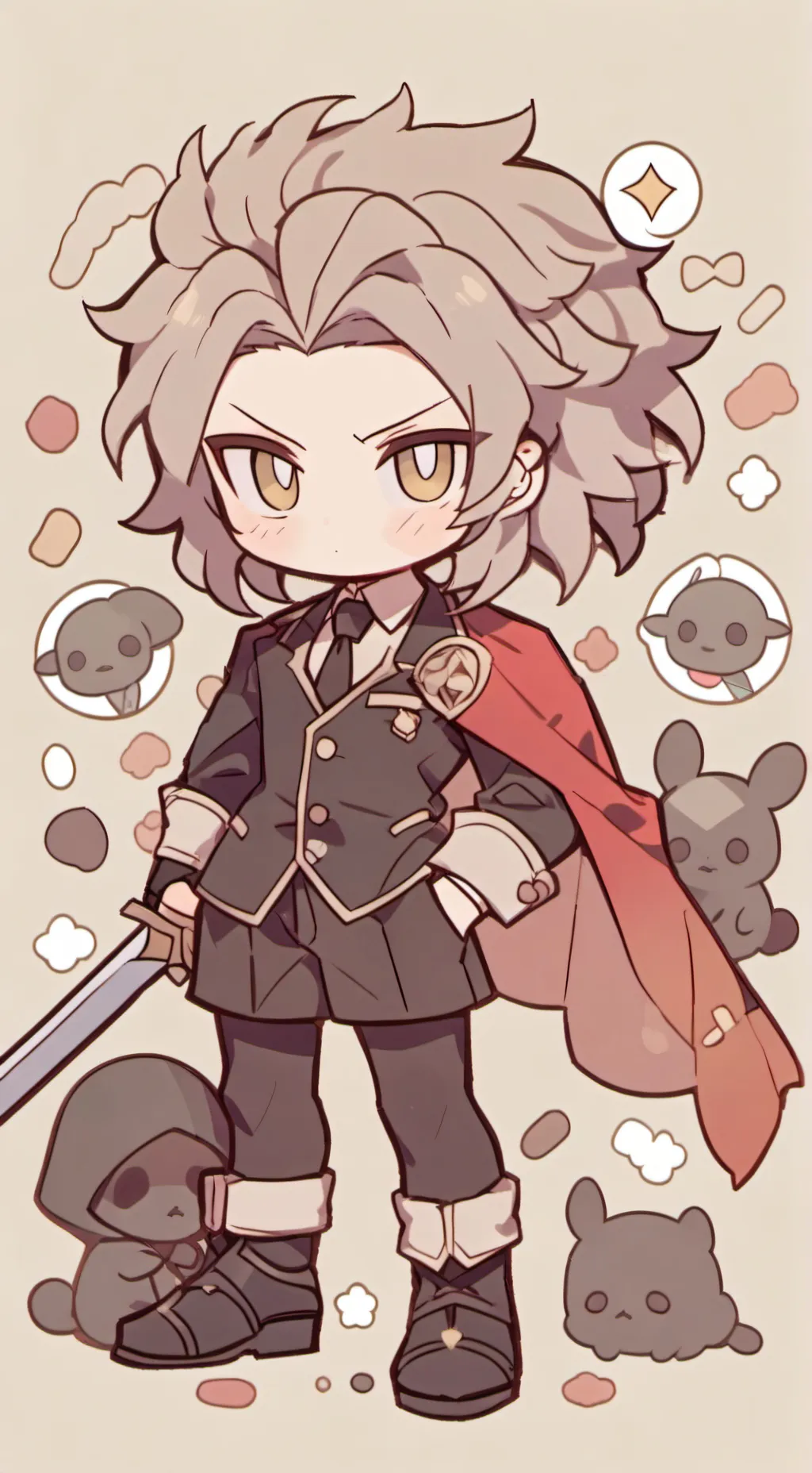 ai character: }{Villain Ash}{ background