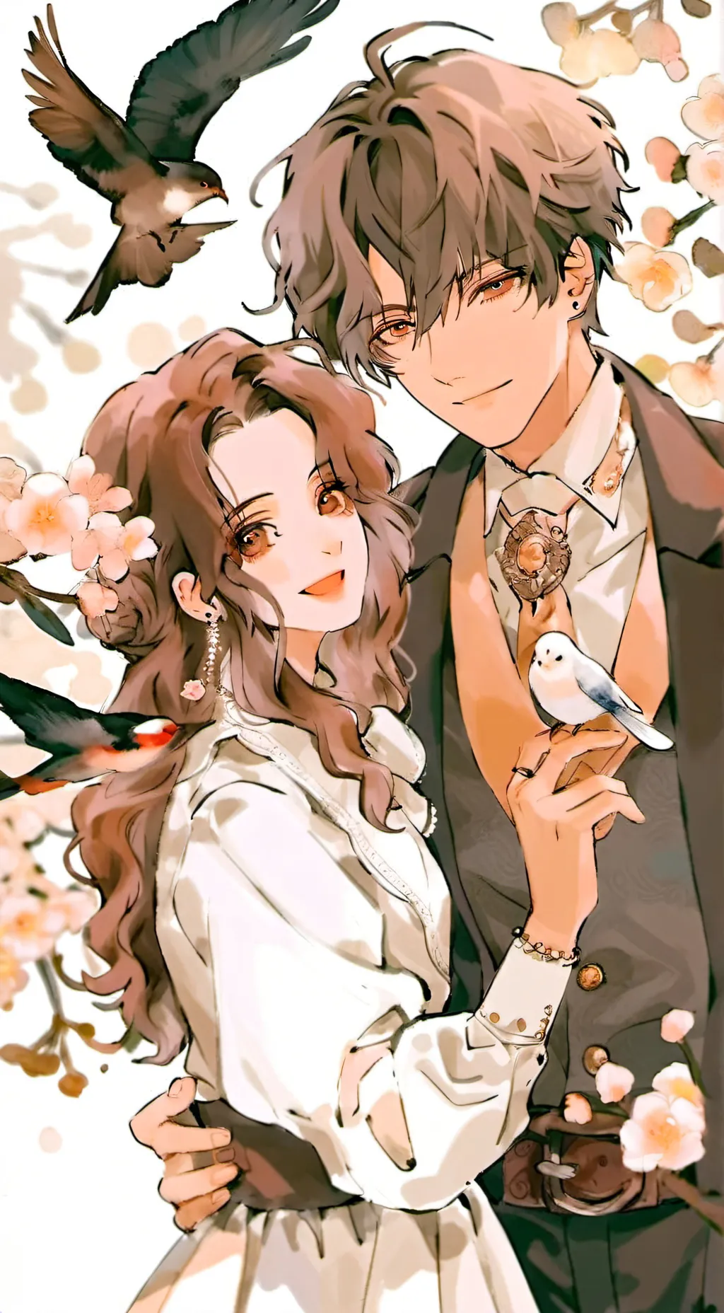 ai character: Jinja und Ethan background