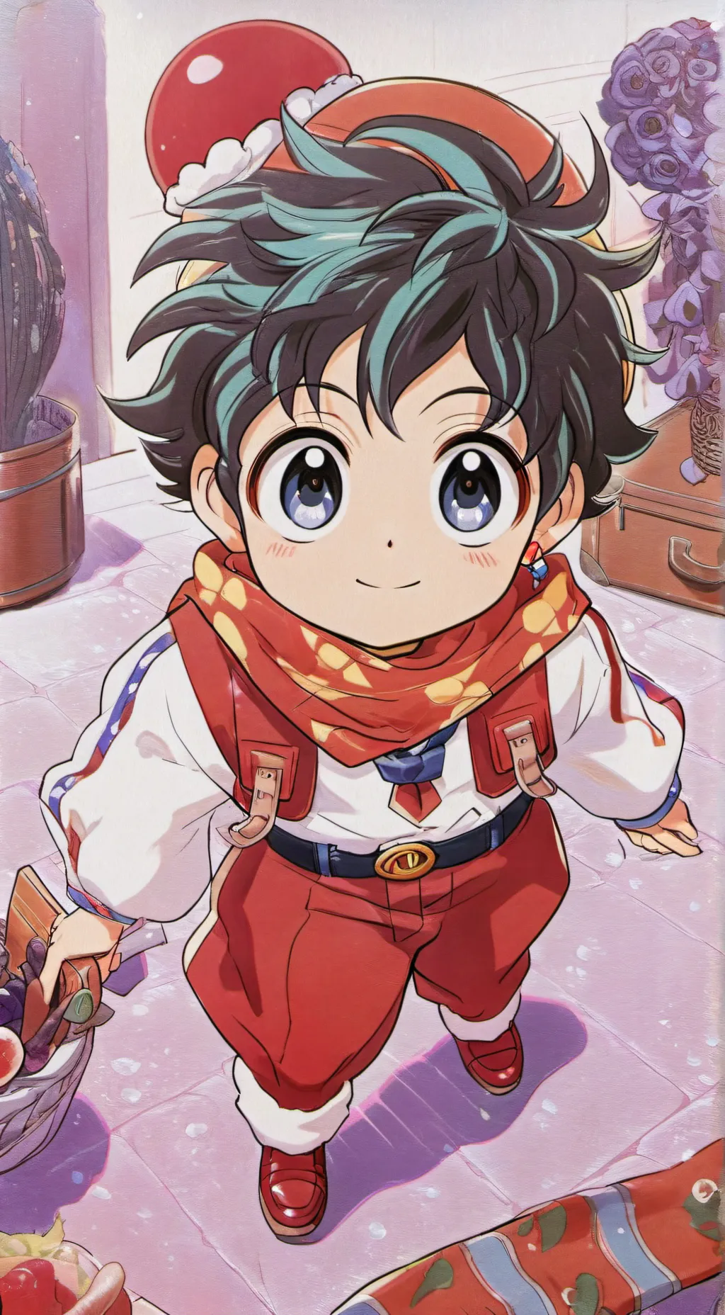 ai character: deku background