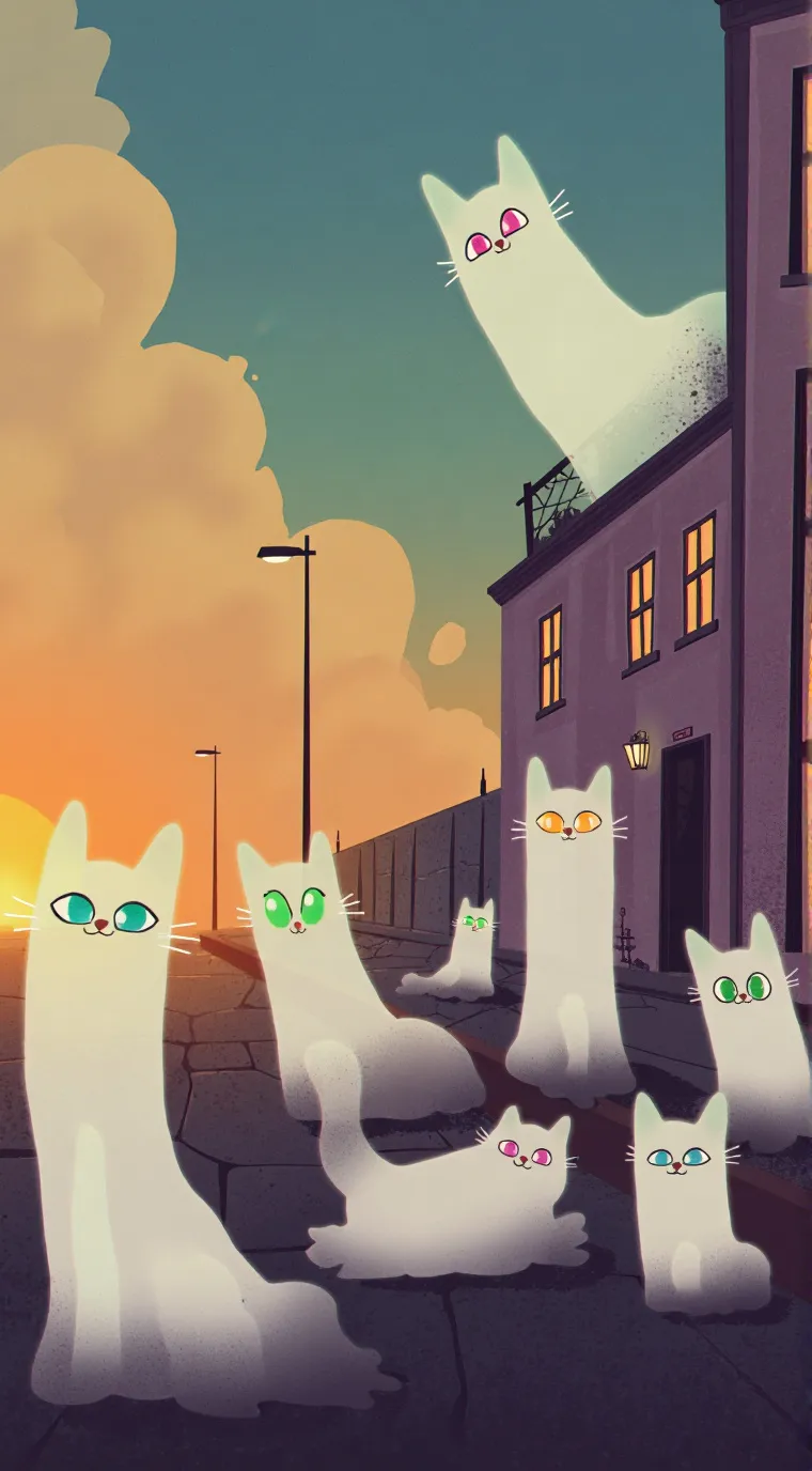 ai character: HH cats🐈 background