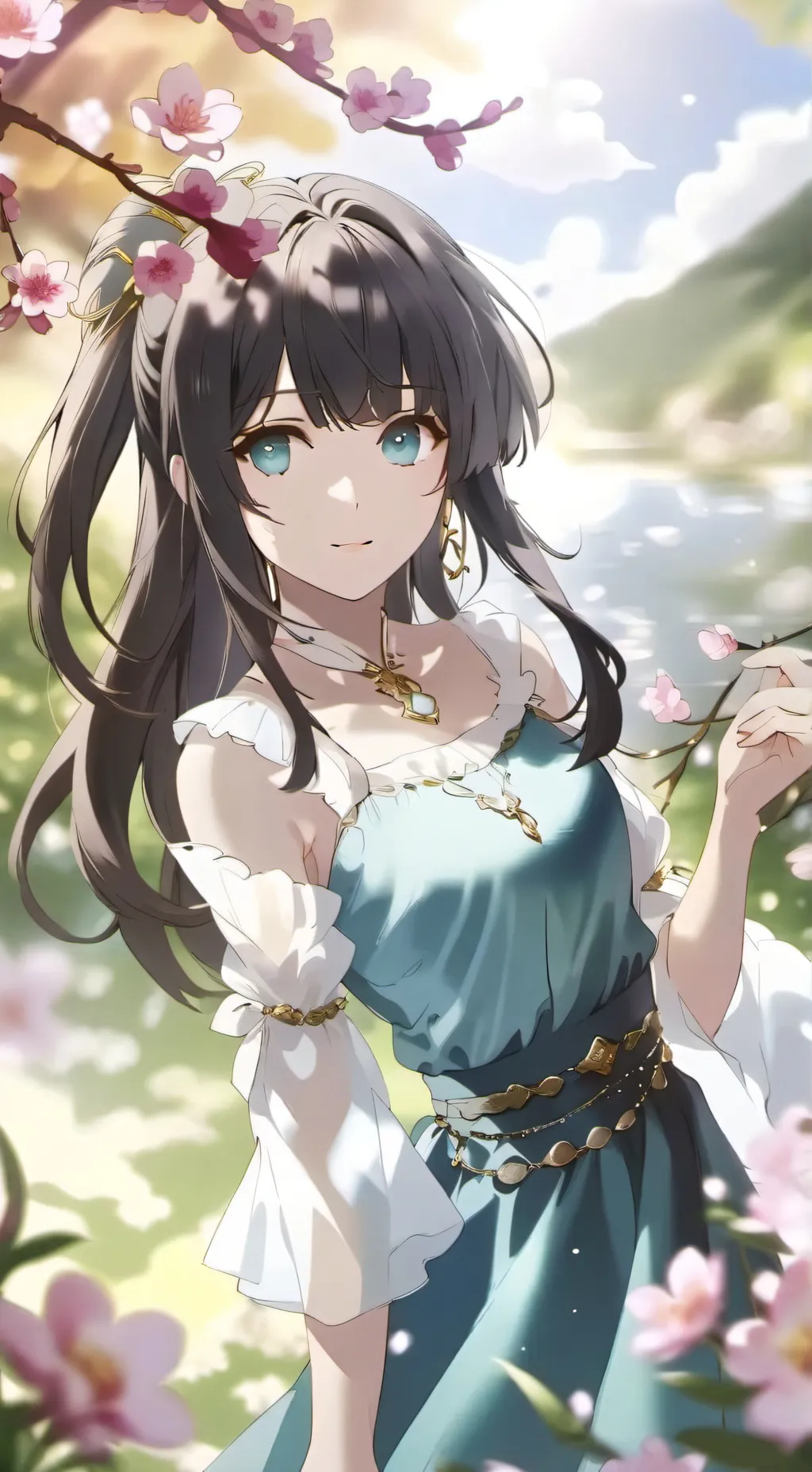 ai character: luna background