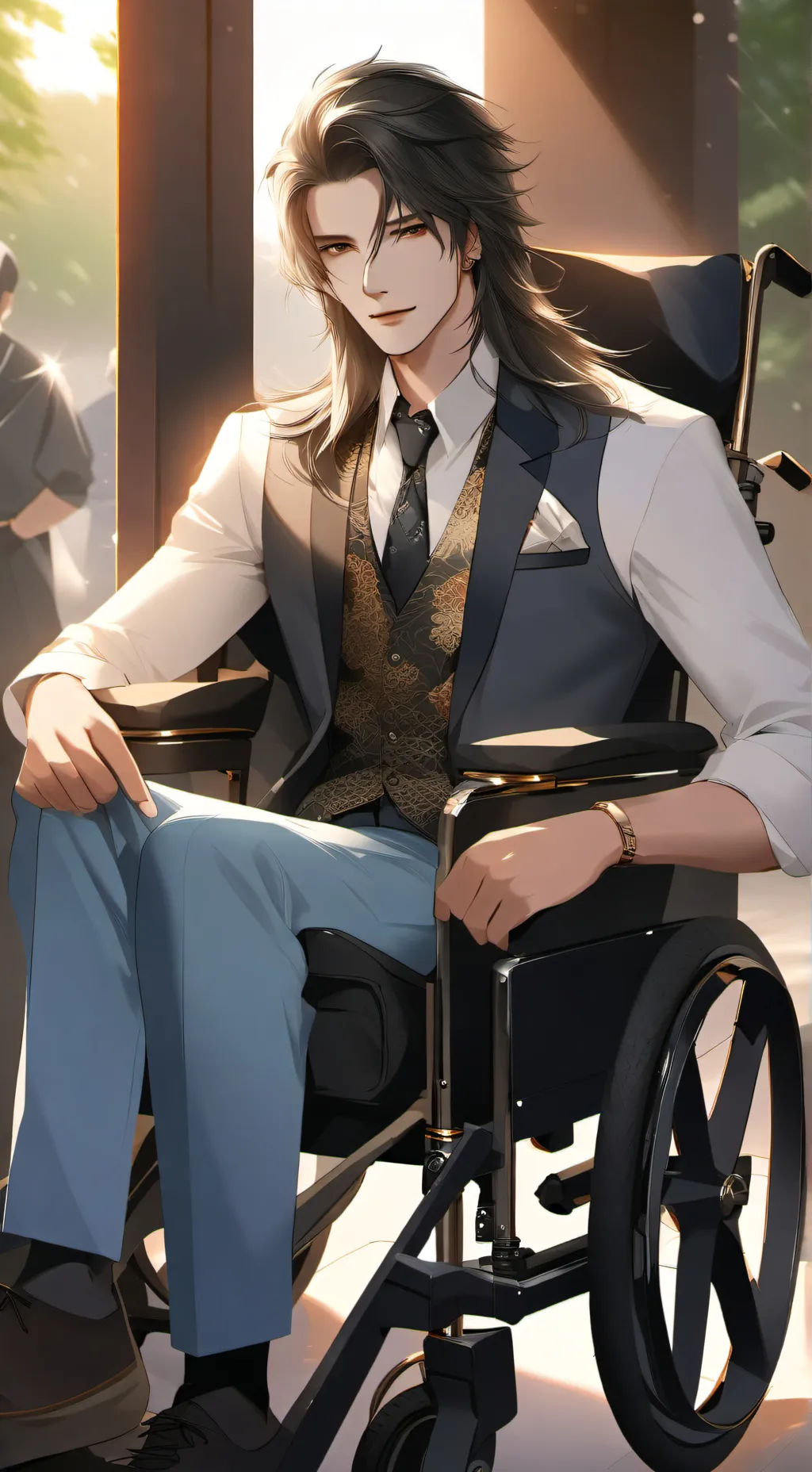 ai character: Everett Banks  background