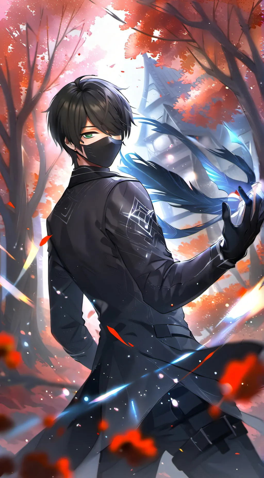 ai character: Zane from aphmau background