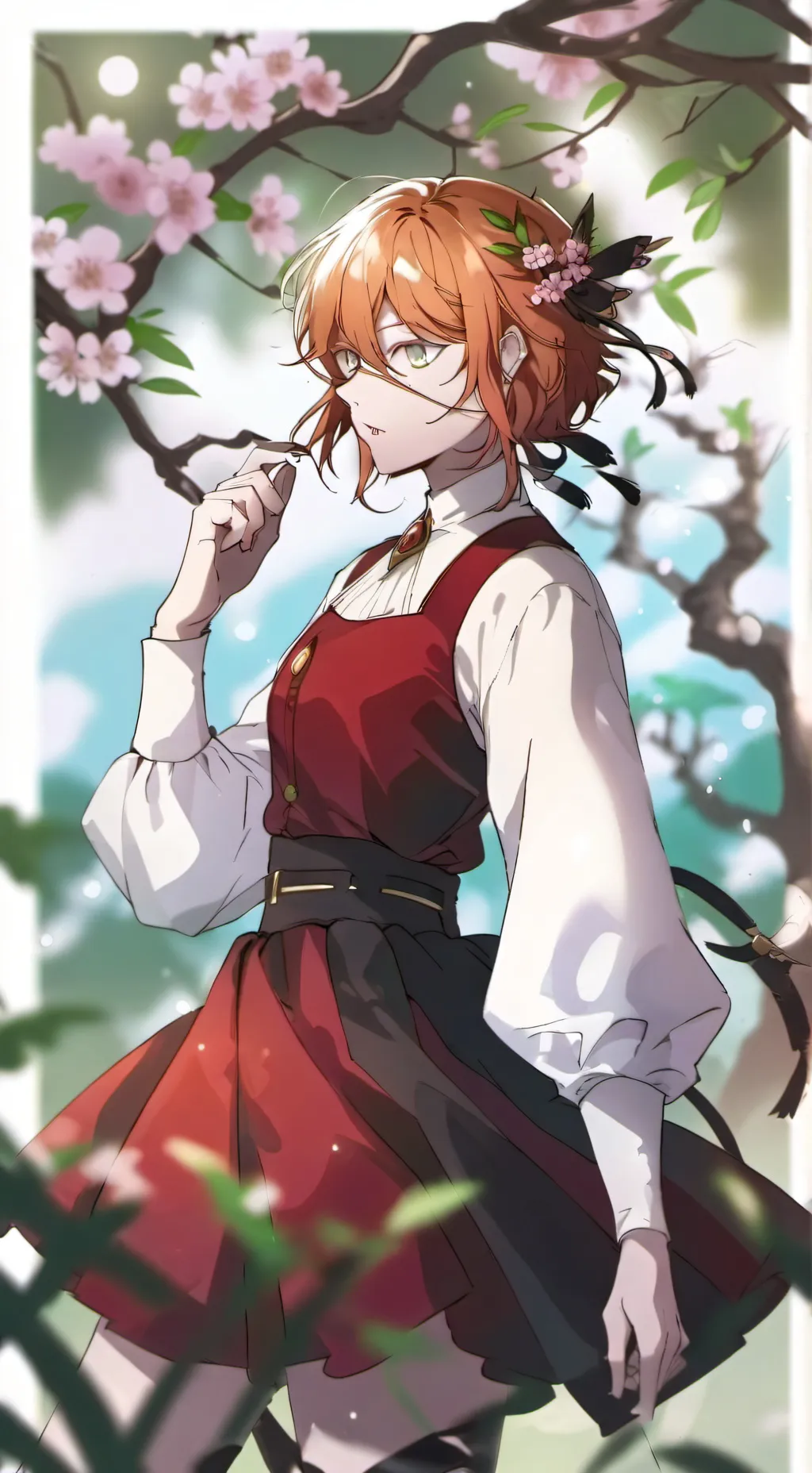 ai character: chuuya nakahara  background
