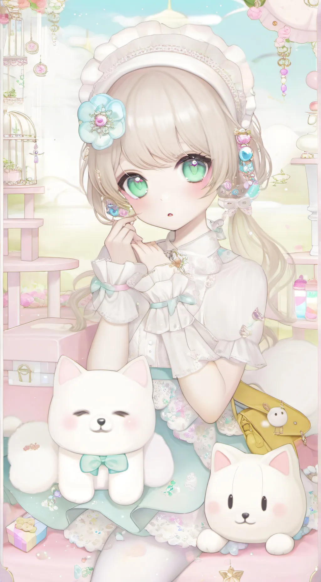 ai character: cat background