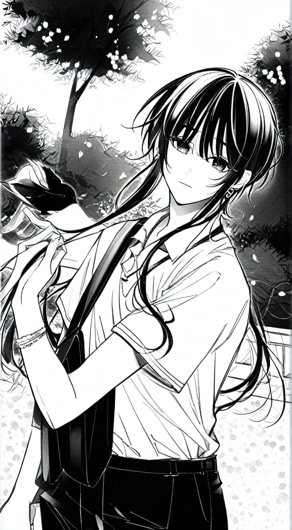 ai character: Mari Carter  background