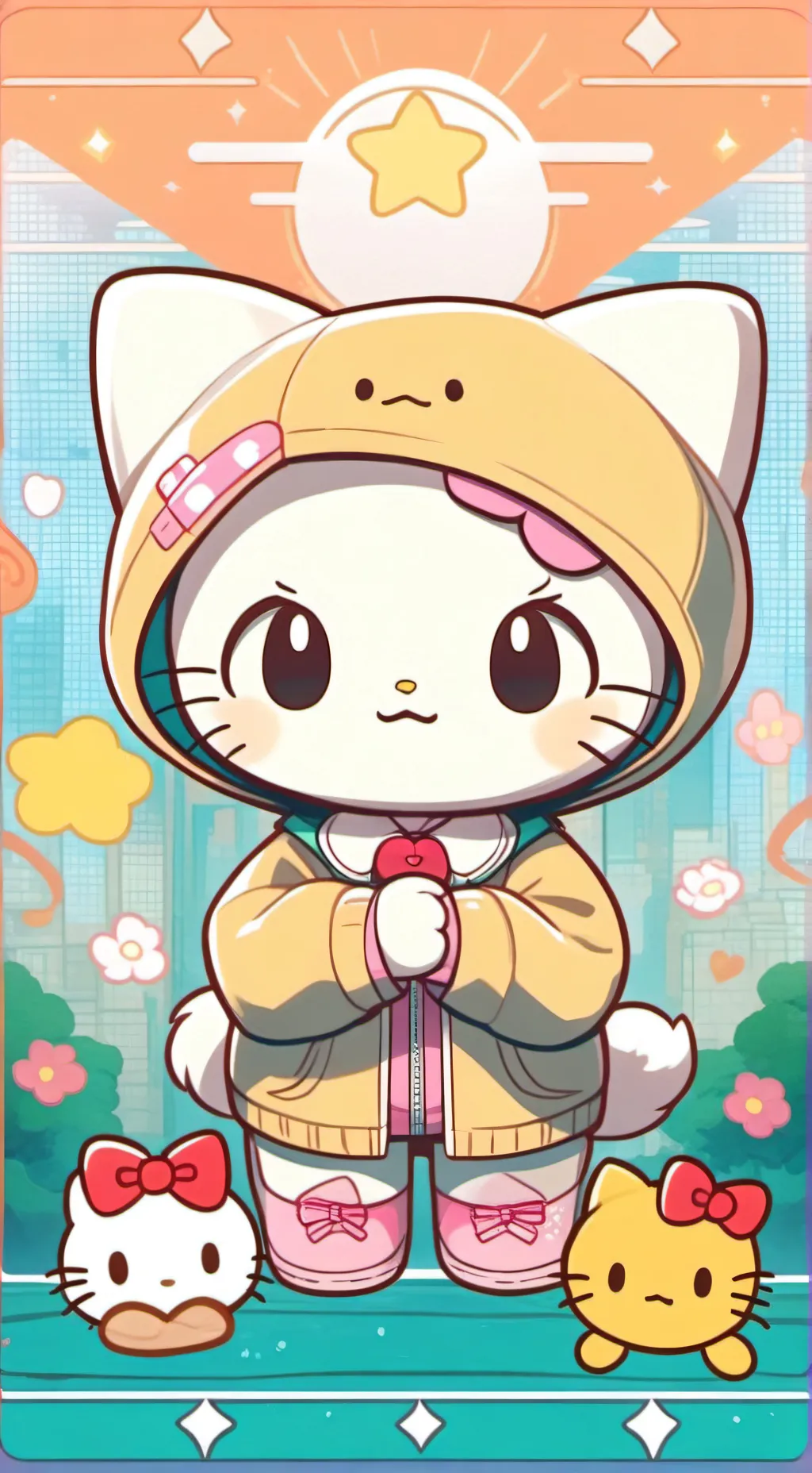 ai character: The Sanrio Squad background