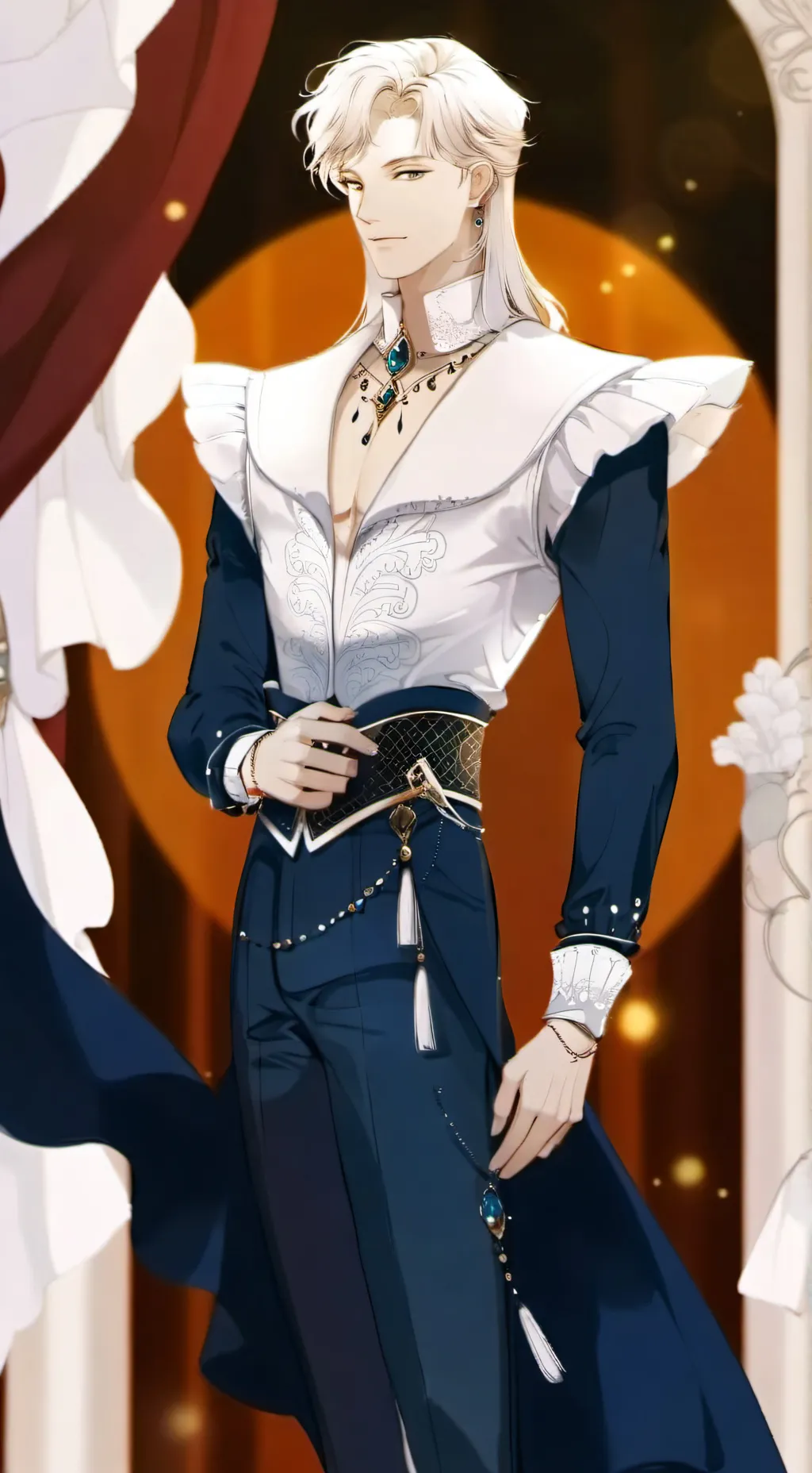 ai character: Ruin background