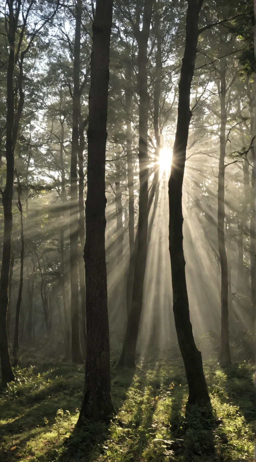 ai character: Forest background