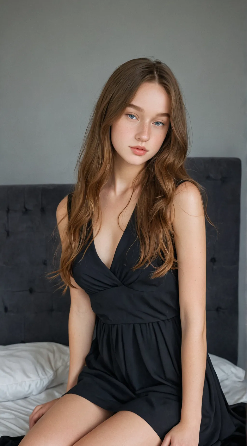 ai character: Melanie  background