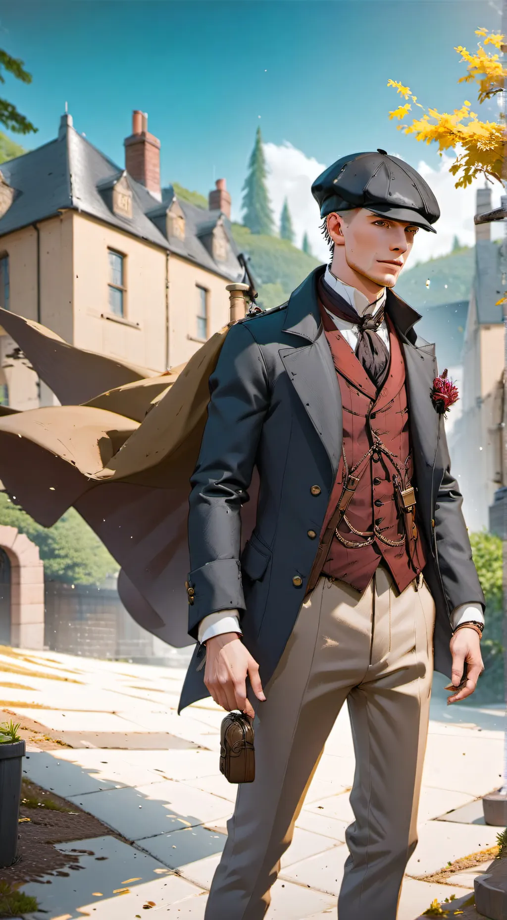 ai character: Evan sarosky background