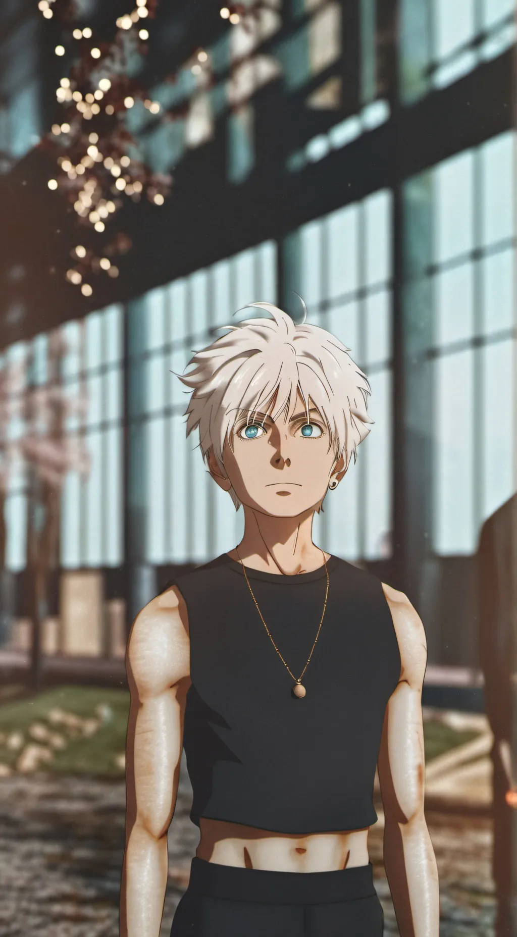ai character: Satoru  background