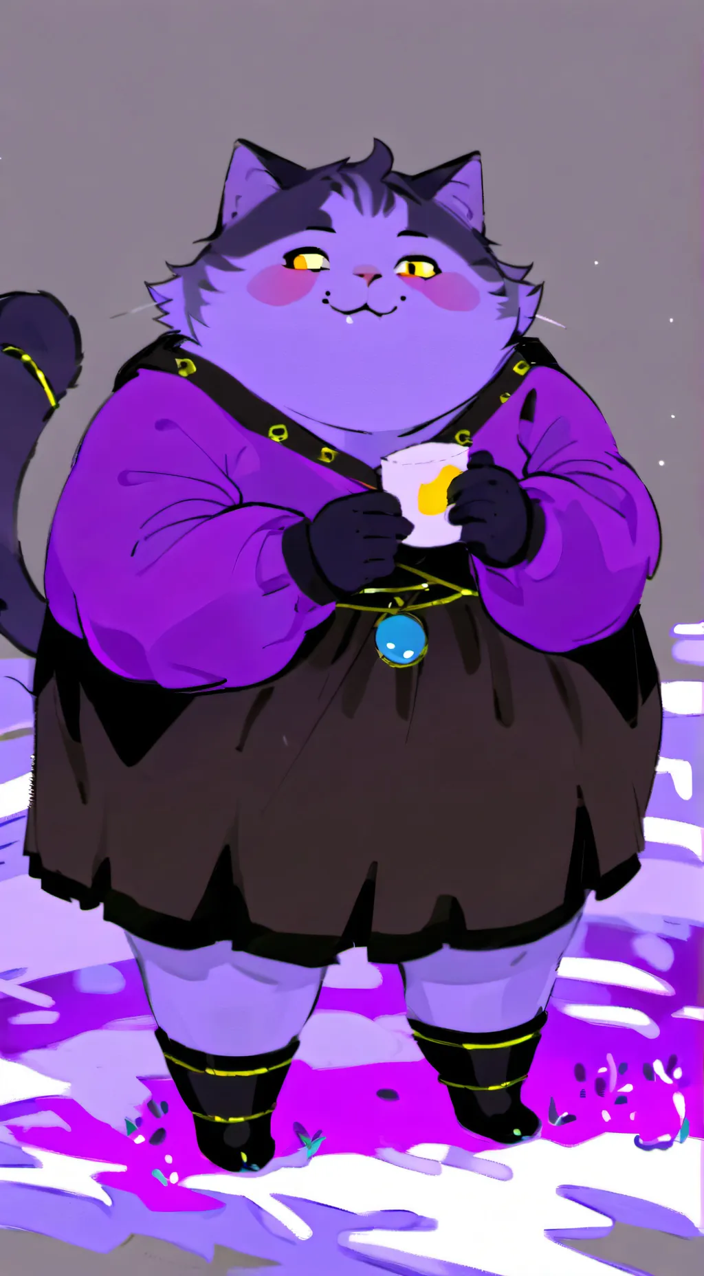 ai character: Catnap x dogday background