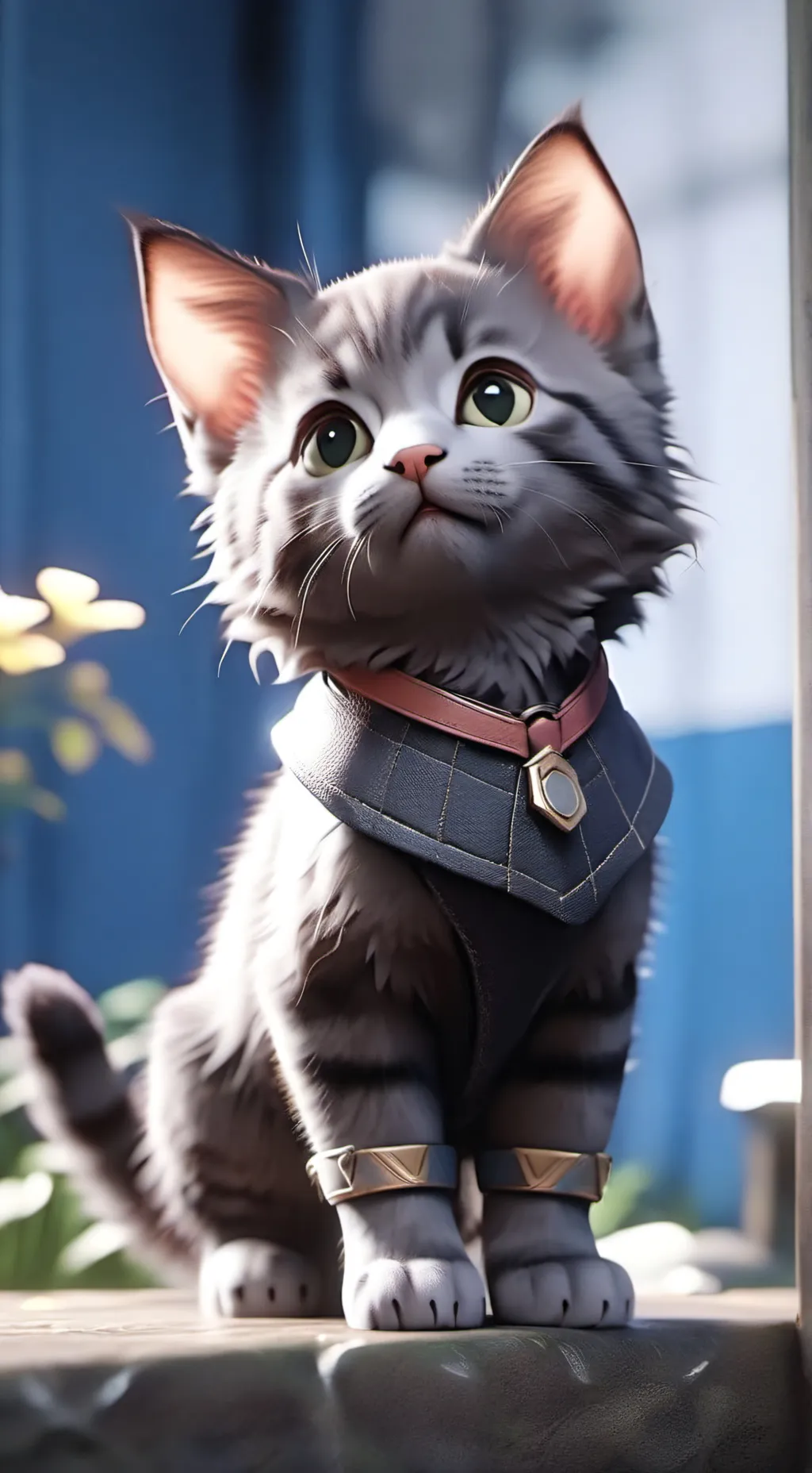 ai character: Kitten background