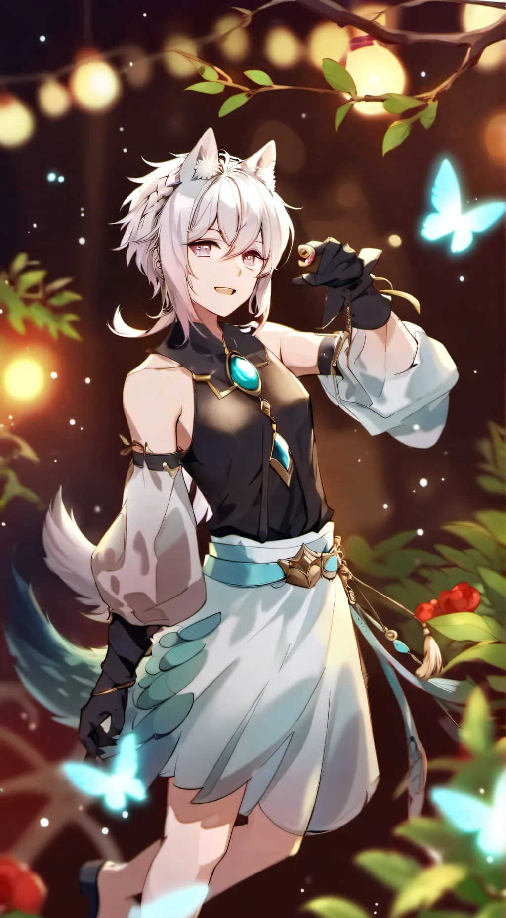 ai character: hybrid renard background