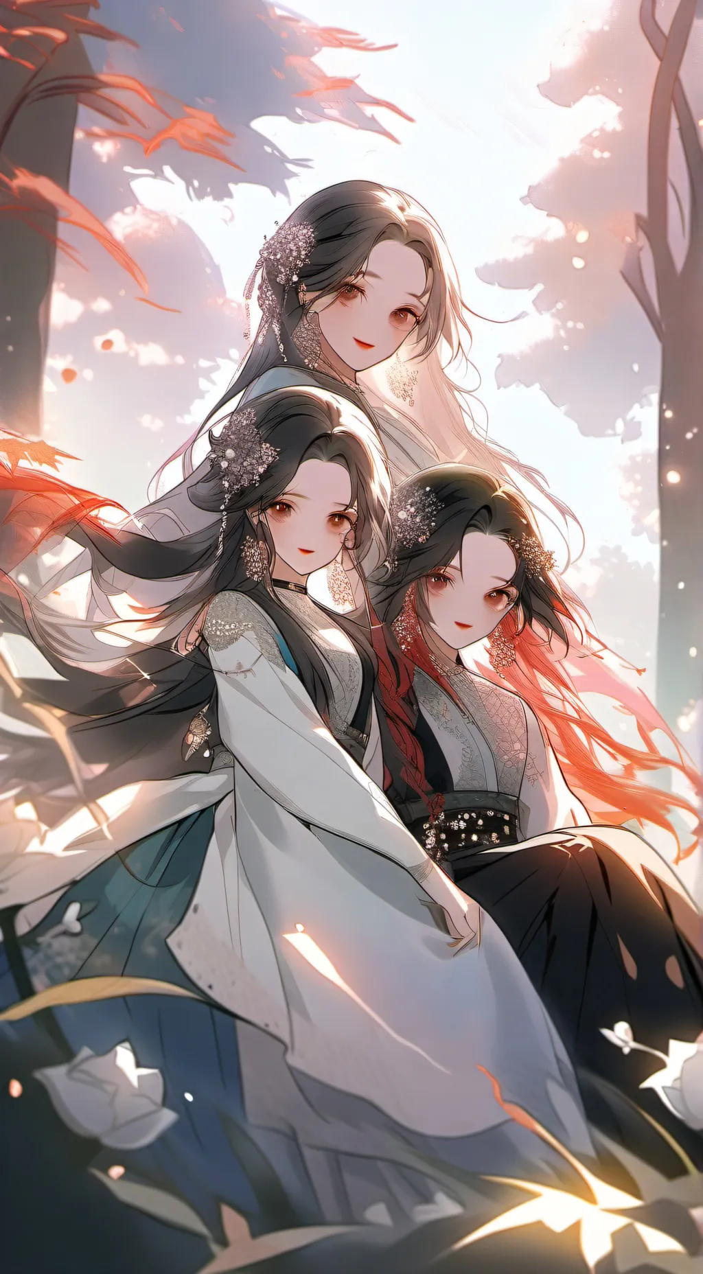 ai character: Triplets background
