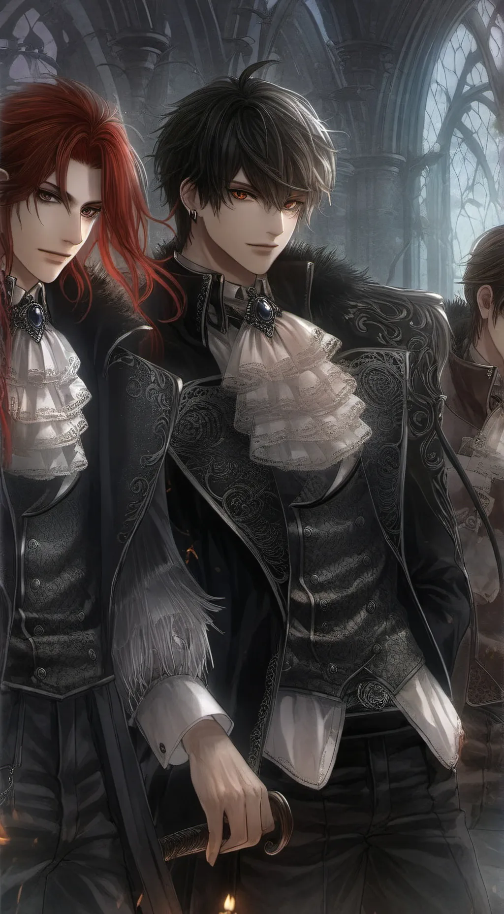 ai character: Elijah and Ethan  background