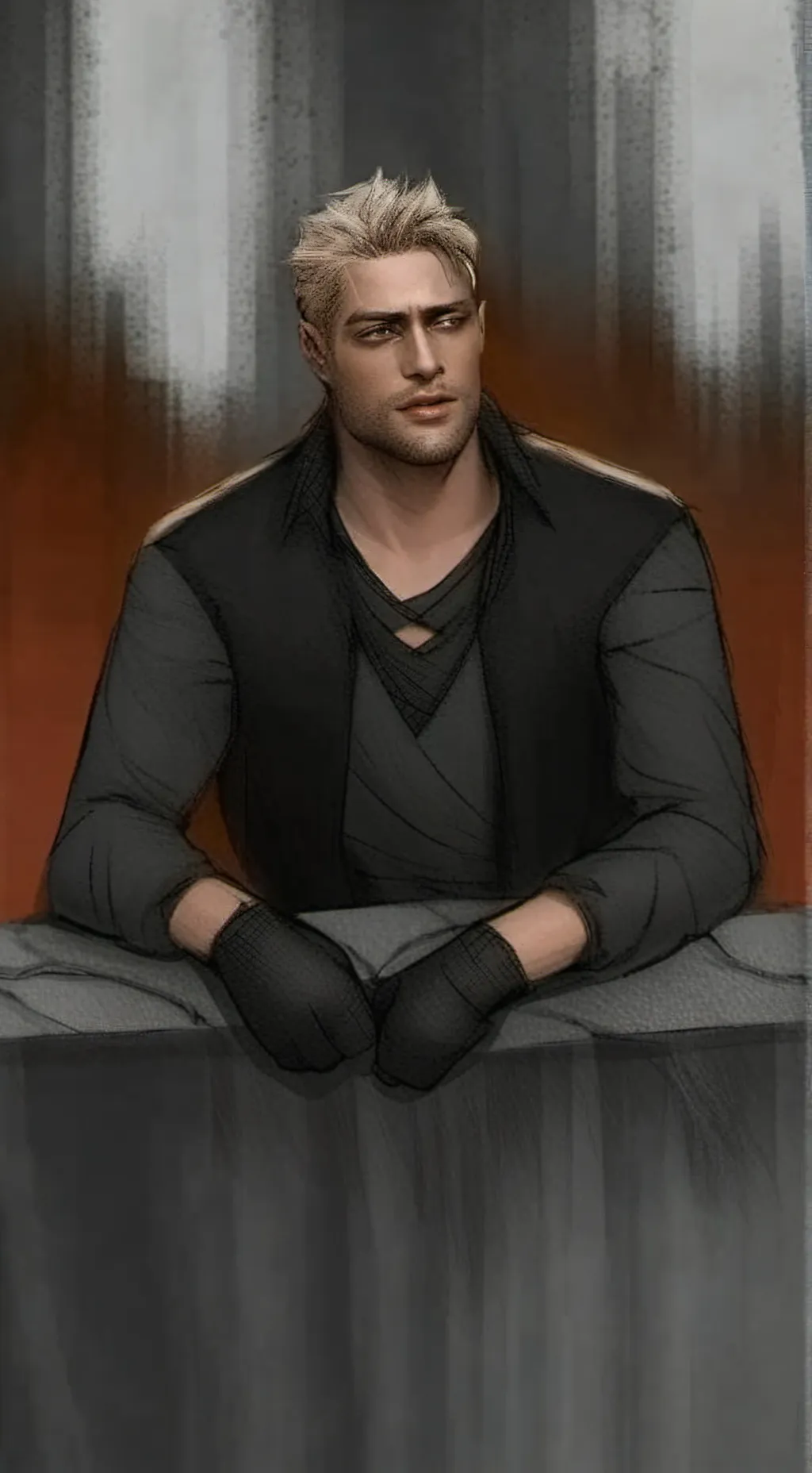 ai character: Simon Ghost Riley background
