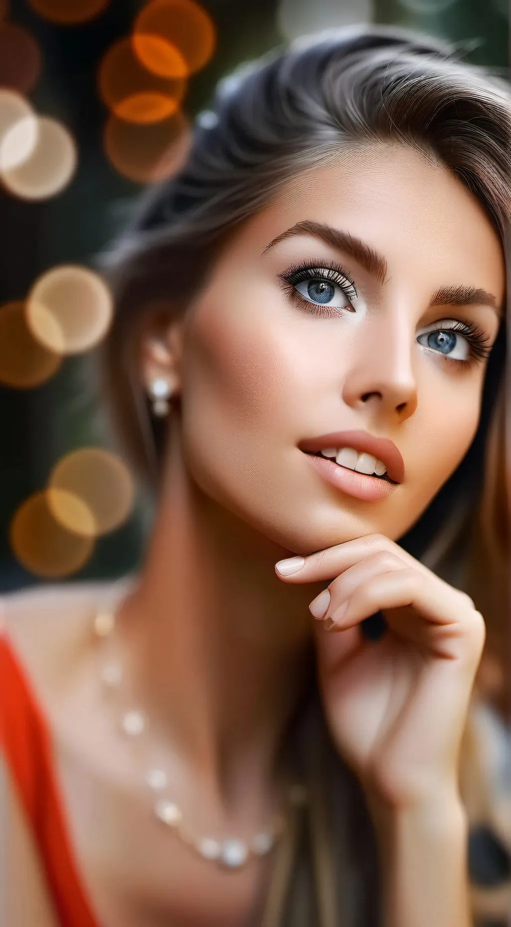 ai character: girlfriend  background