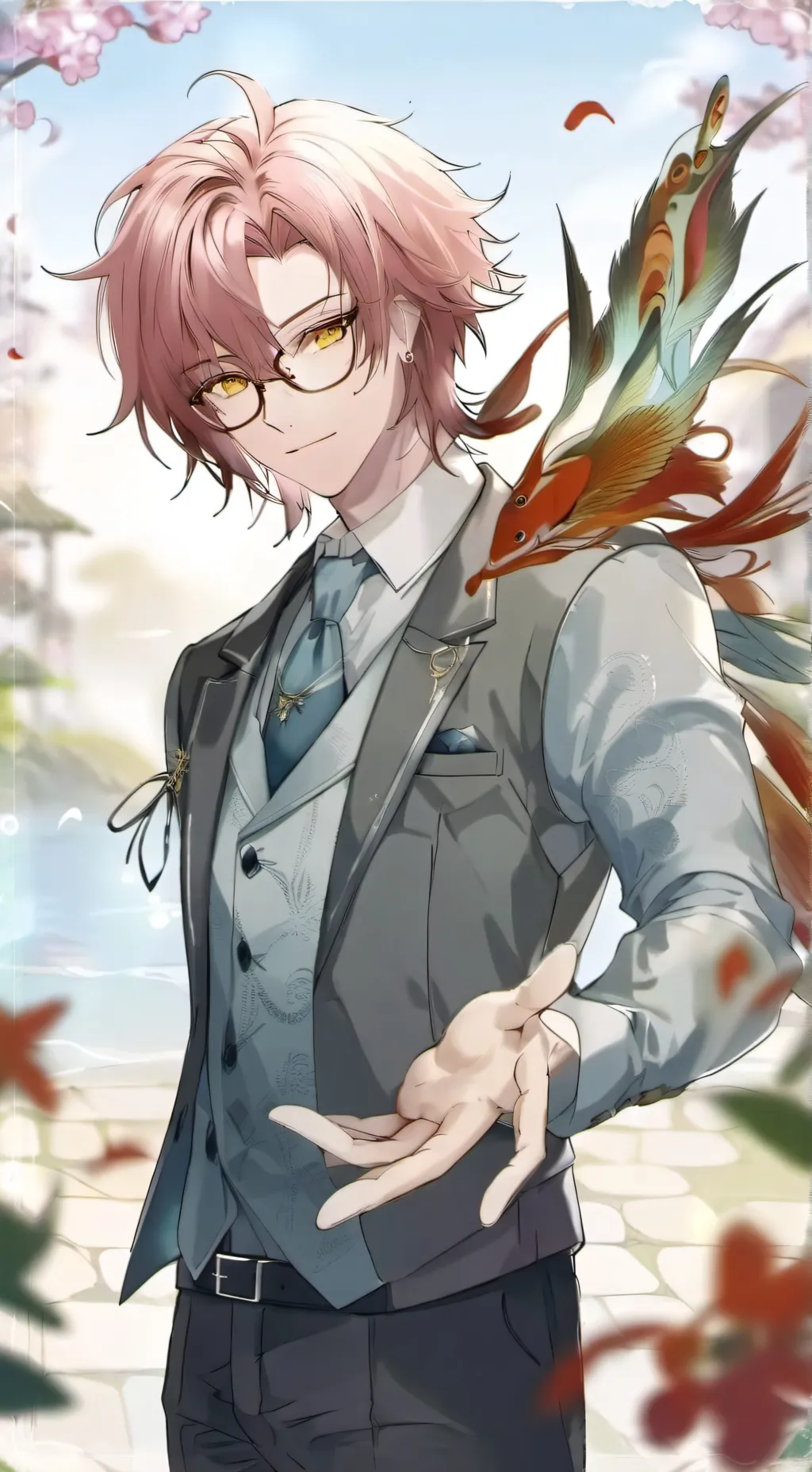 ai character: ☆!~rui~!☆ background