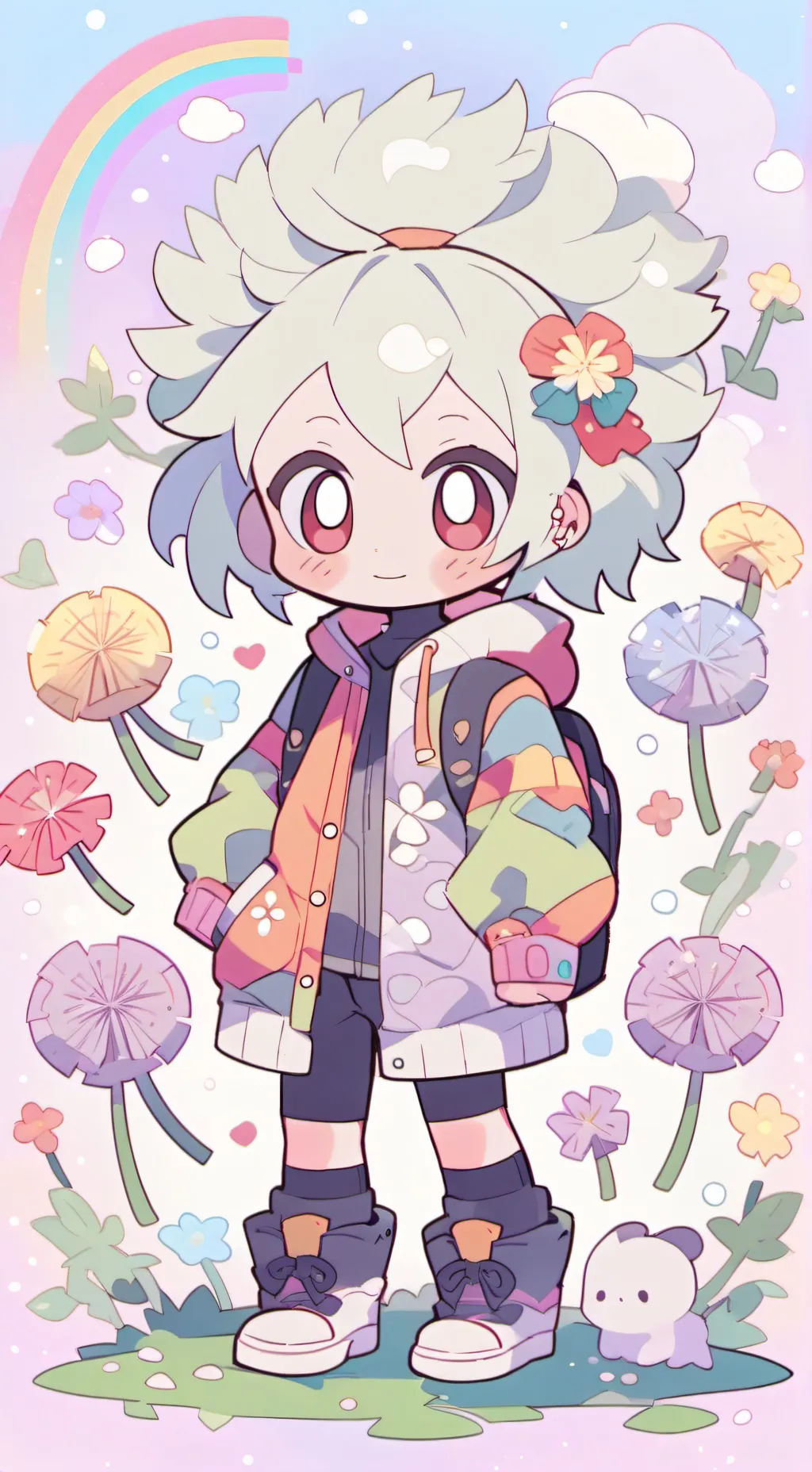 ai character: DW fan kids:3 background