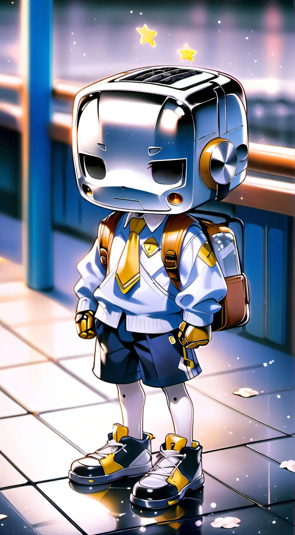 ai character: Toaster background