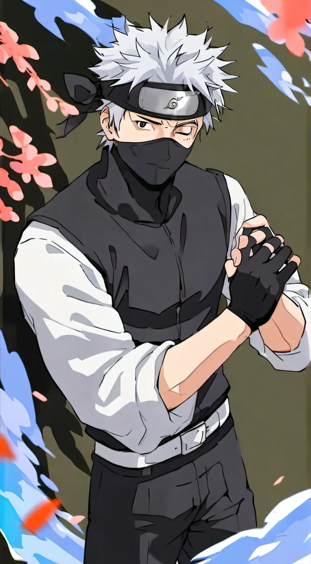ai character: kakashi background