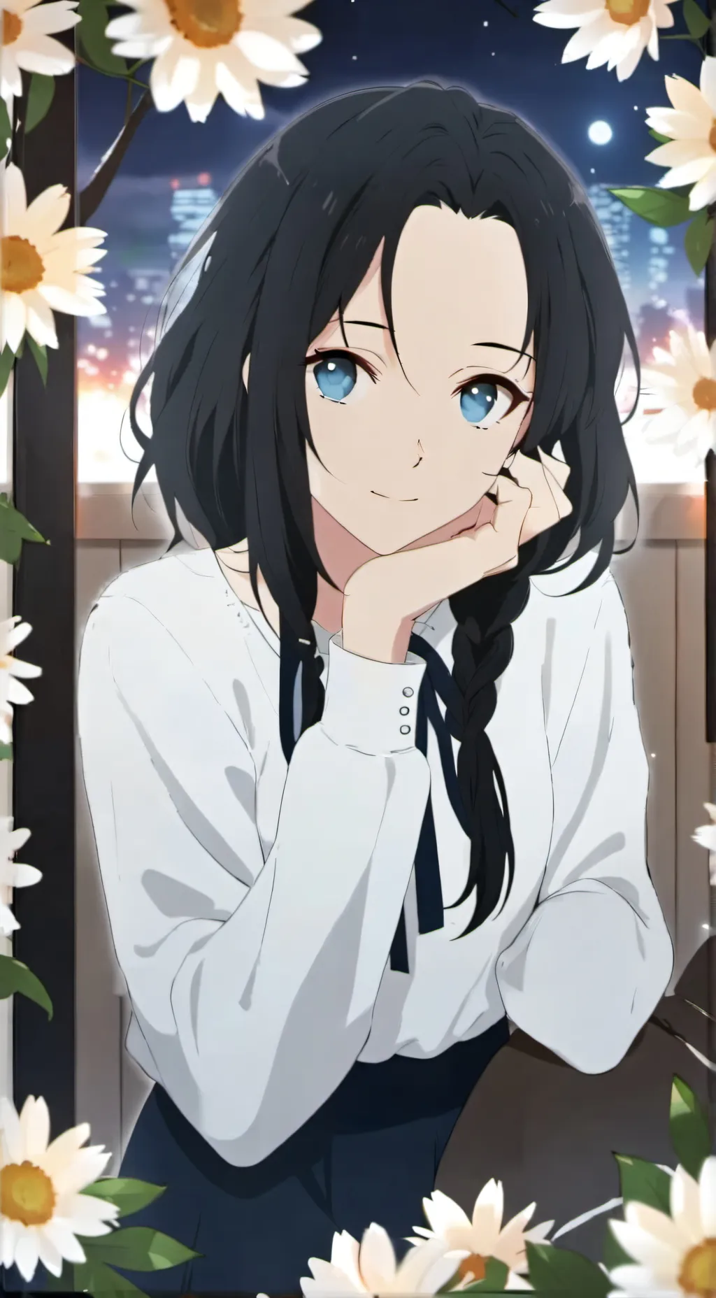 ai character: Лена background