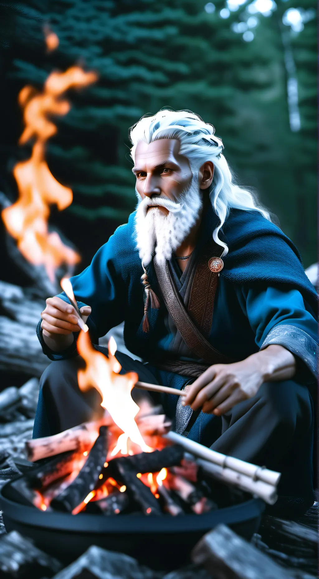 ai character: Davis the Wizard background