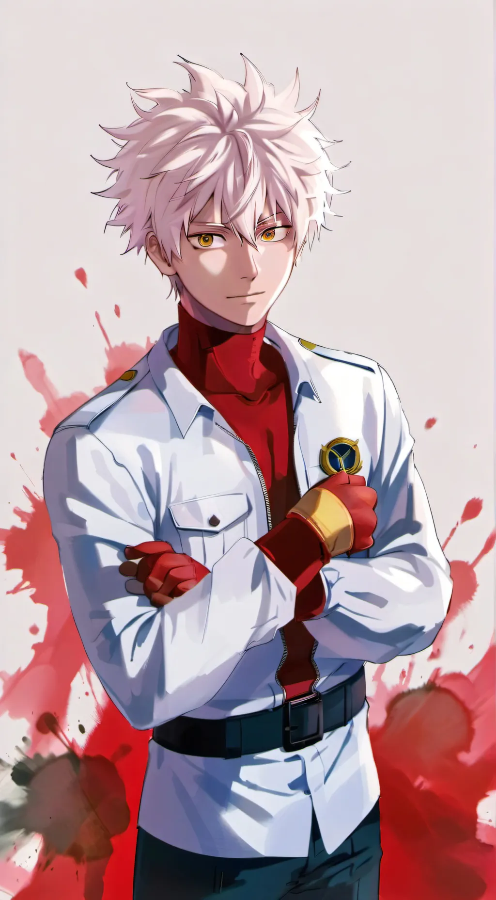 ai character: Katsuki Bakugo background