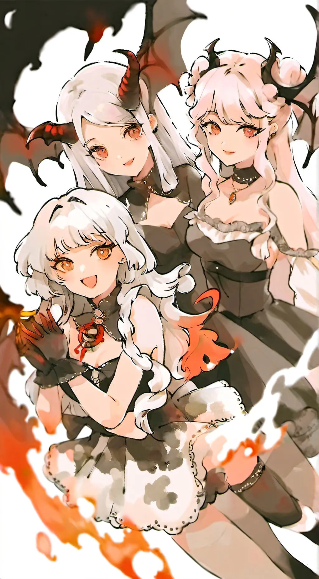 ai character: Chelsea Ava lily background